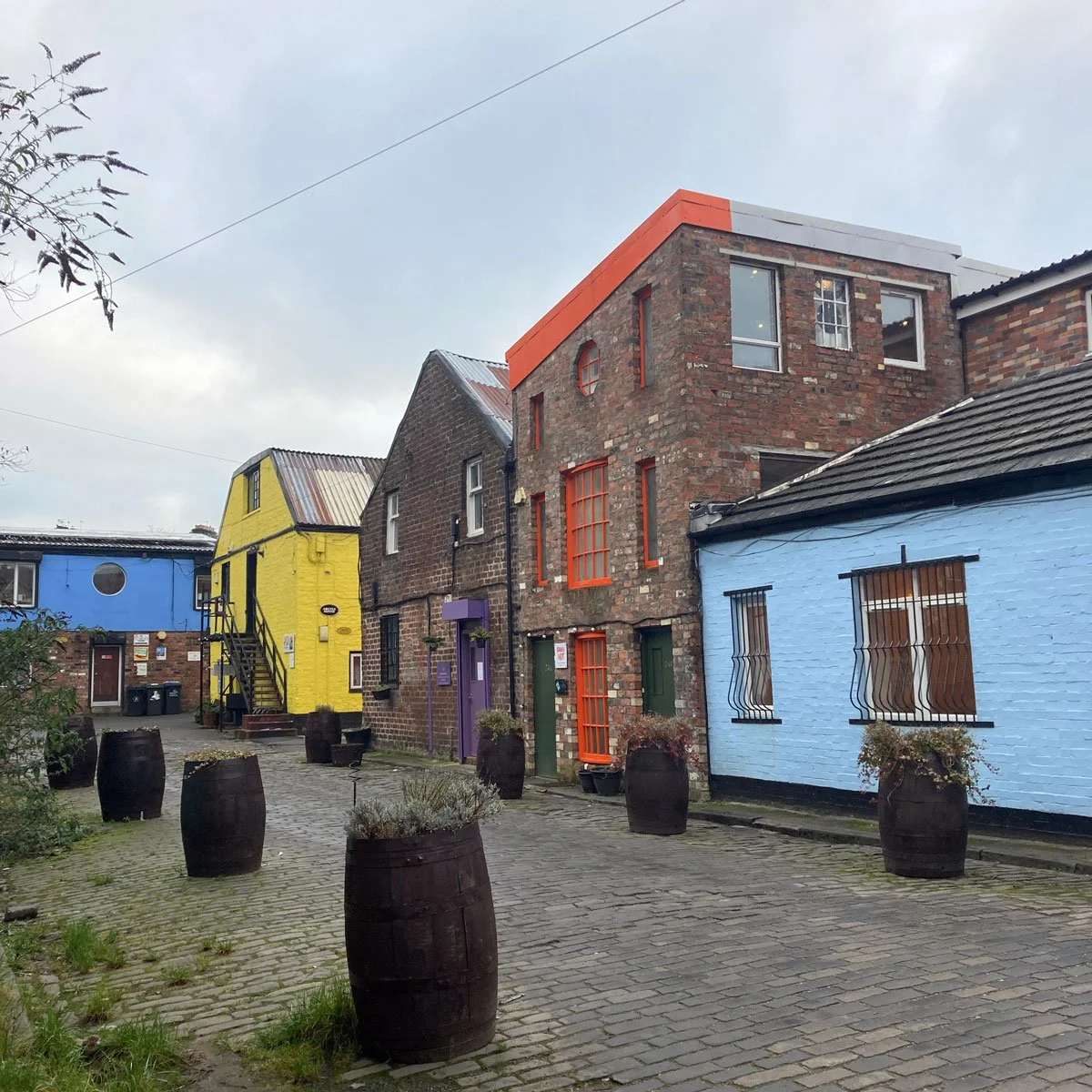 VS+YO design studio in the Hidden Lane, Glasgow