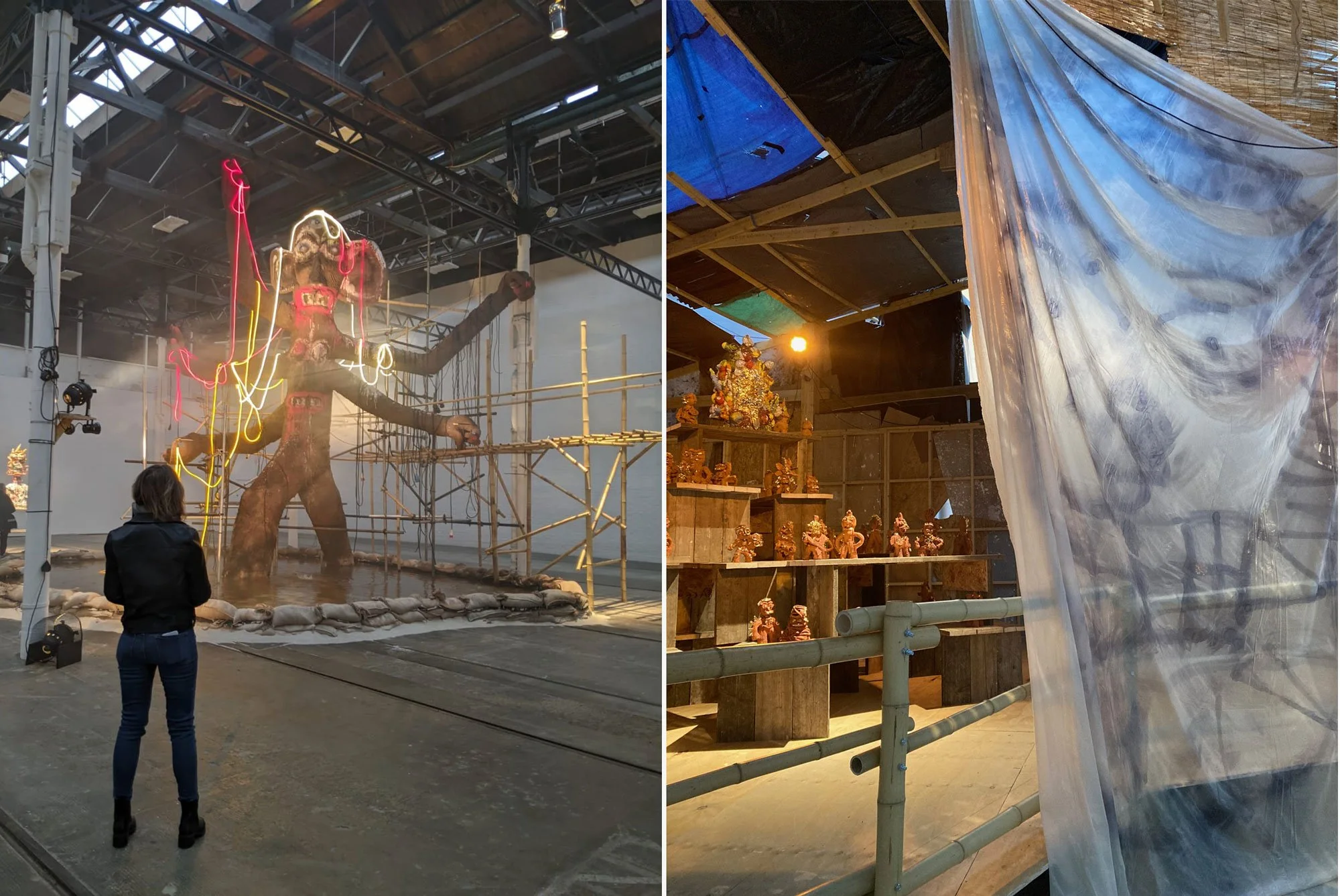 Idols of Mud and Water exhibit at Tramway Glasgow