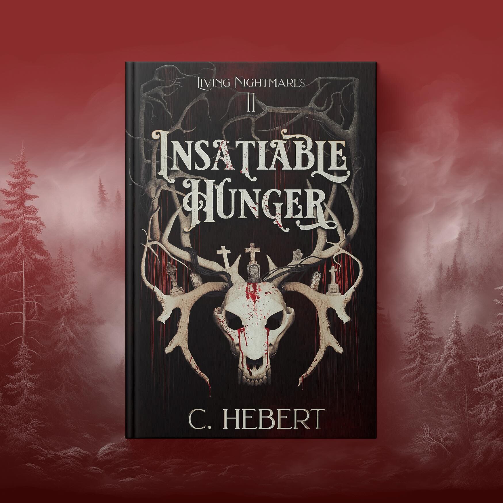 📚 Excited to reveal the cover for &ldquo;Insatiable Hunger&rdquo; by @authorc.hebert 🌟 It was an honor to design this cover and a big thank you to C. Hebert for trusting me with her vision for the second time. Wishing the book and its amazing autho