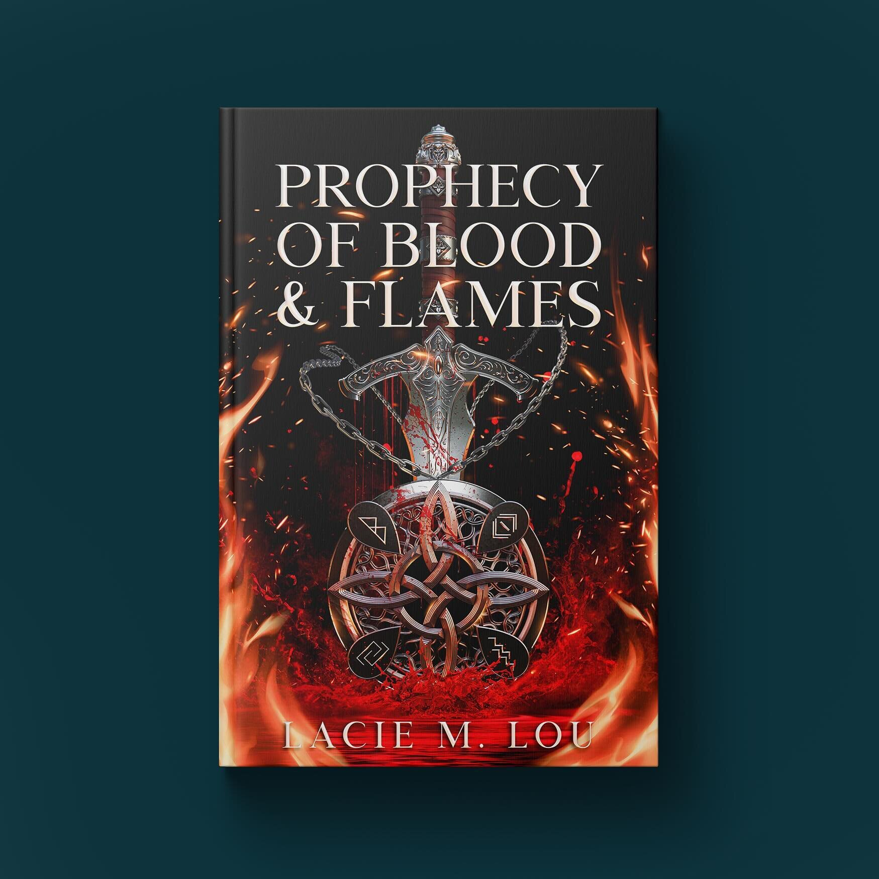 🚨COVER REVEAL🔥 I am beyond excited to reveal the cover for PROPHECY OF BLOOD &amp; FLAMES! Being chosen as the cover artist for this project has been a deeply gratifying experience. This cover is a special blend of 3D artistry and photo manipulatio