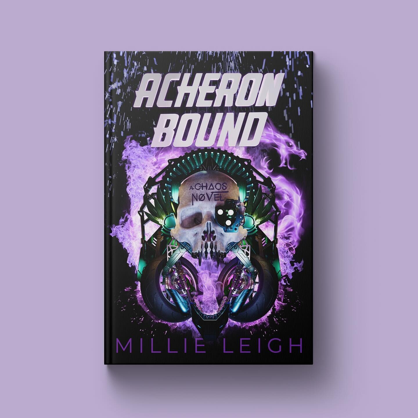 🚨COVER REVEAL💀 I'm honoured to reveal Acherin Bound cover for talented indie author @milliexmayhem
This is second book in the series in sci fi romance scroll left for book one cover.
Big thanks to the author for entrusting me with this project ❤️
?
