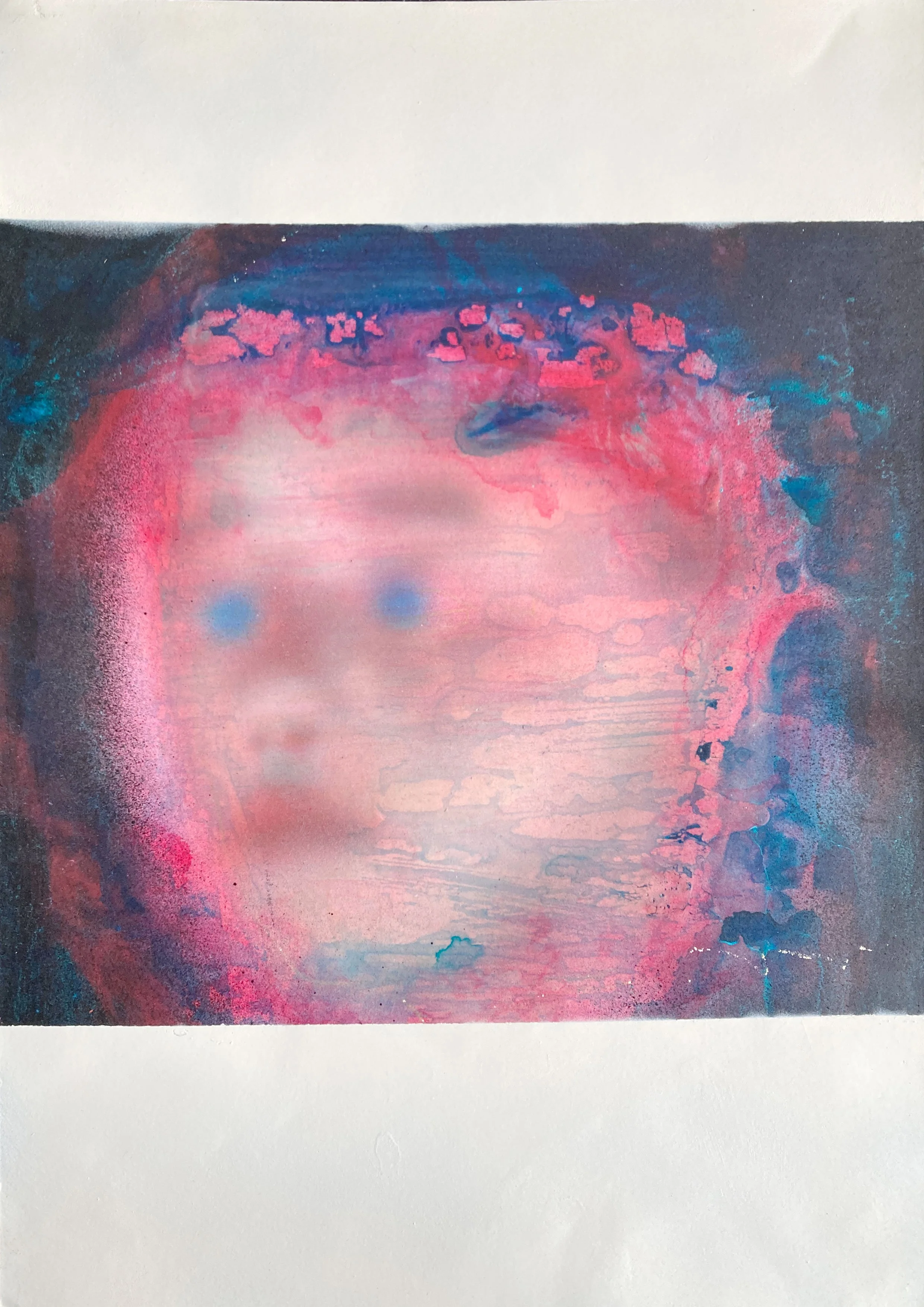 Forgotten 2. 2021. Acrylic on paper. A3 (Contact for Price)
