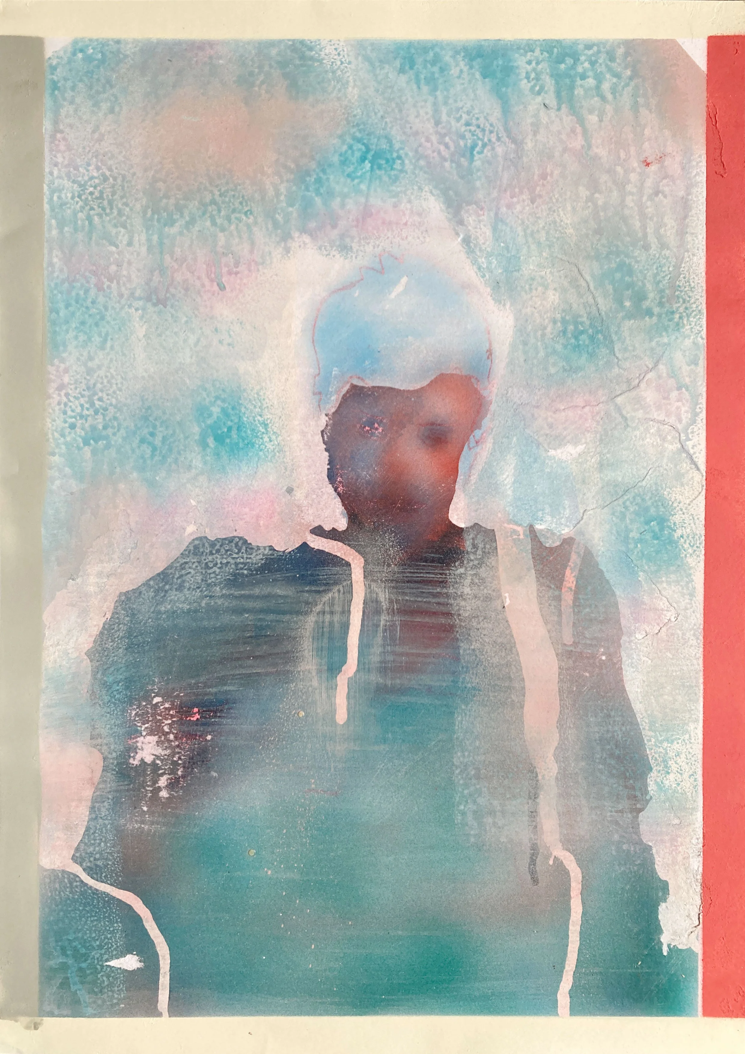 Forgotten 4. 2021. Acrylic on paper. A3
(Contact for Price)