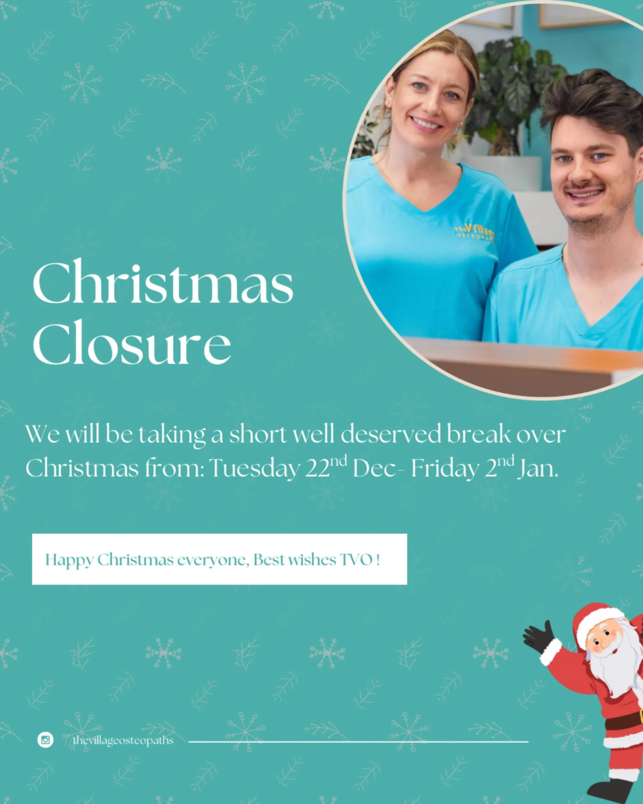 Reminder! - We&rsquo;ll be taking a short break over Christmas from Tuesday 23rd - Friday 2 January.
Best wishes everyone from all of us at TVO! 🫶🎄