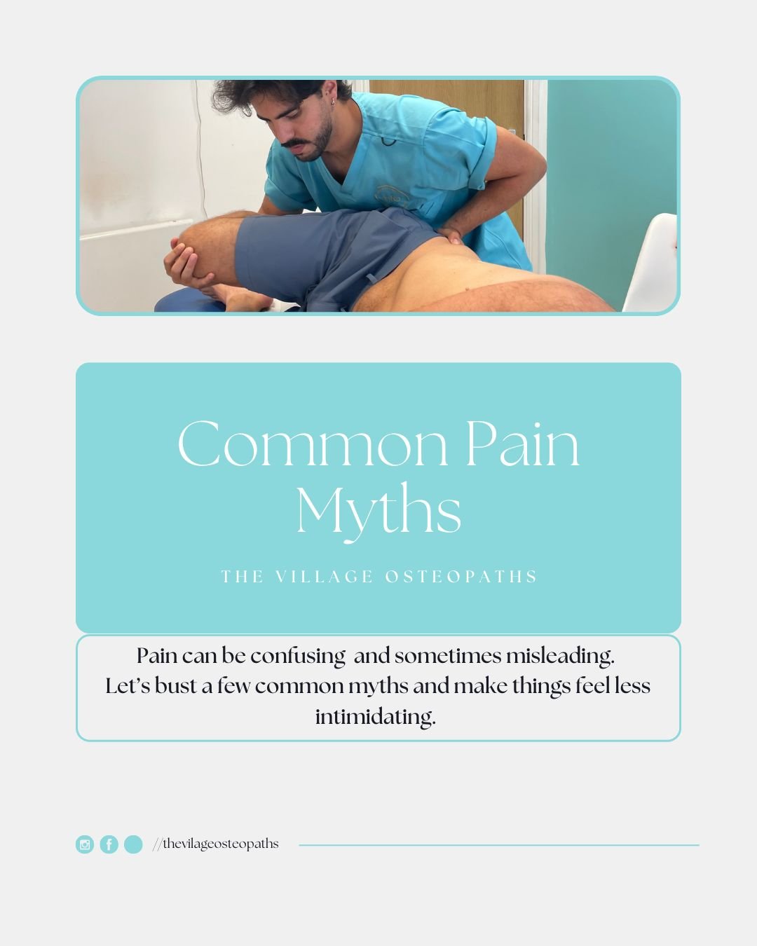 Pain can be confusing and sometimes misleading. Let&rsquo;s bust a few common myths and make things feel less intimidating.