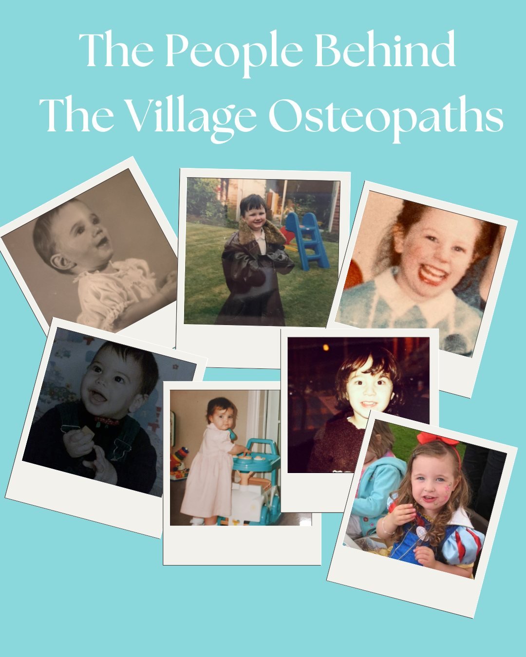 The people behind The Village Osteopaths- just a little bit younger ✨

From calming chaos, keeping the clinic running smoothly, welcoming you with a smile, handling the desk and the hashtags, and helping bodies feel more like themselves again; this i