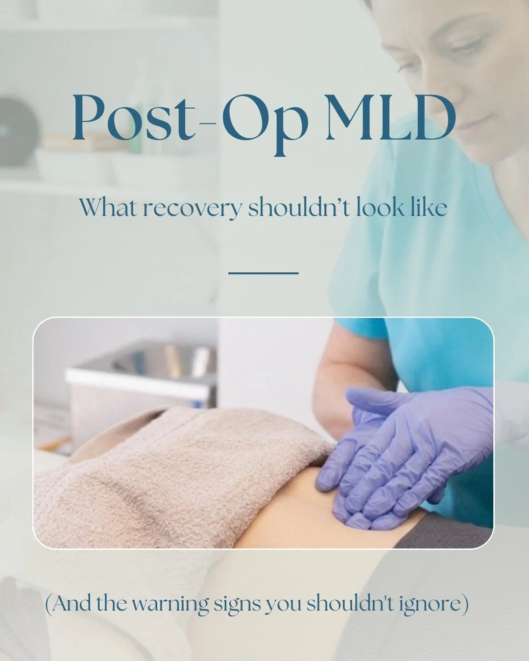 "it&rsquo;s just part of the healing process," but your intuition says otherwise? 
Trust yourself. 
Chronic swelling, heavy limbs, and lingering discomfort after surgery usually mean your lymphatic system is struggling to keep up. 
Manual L