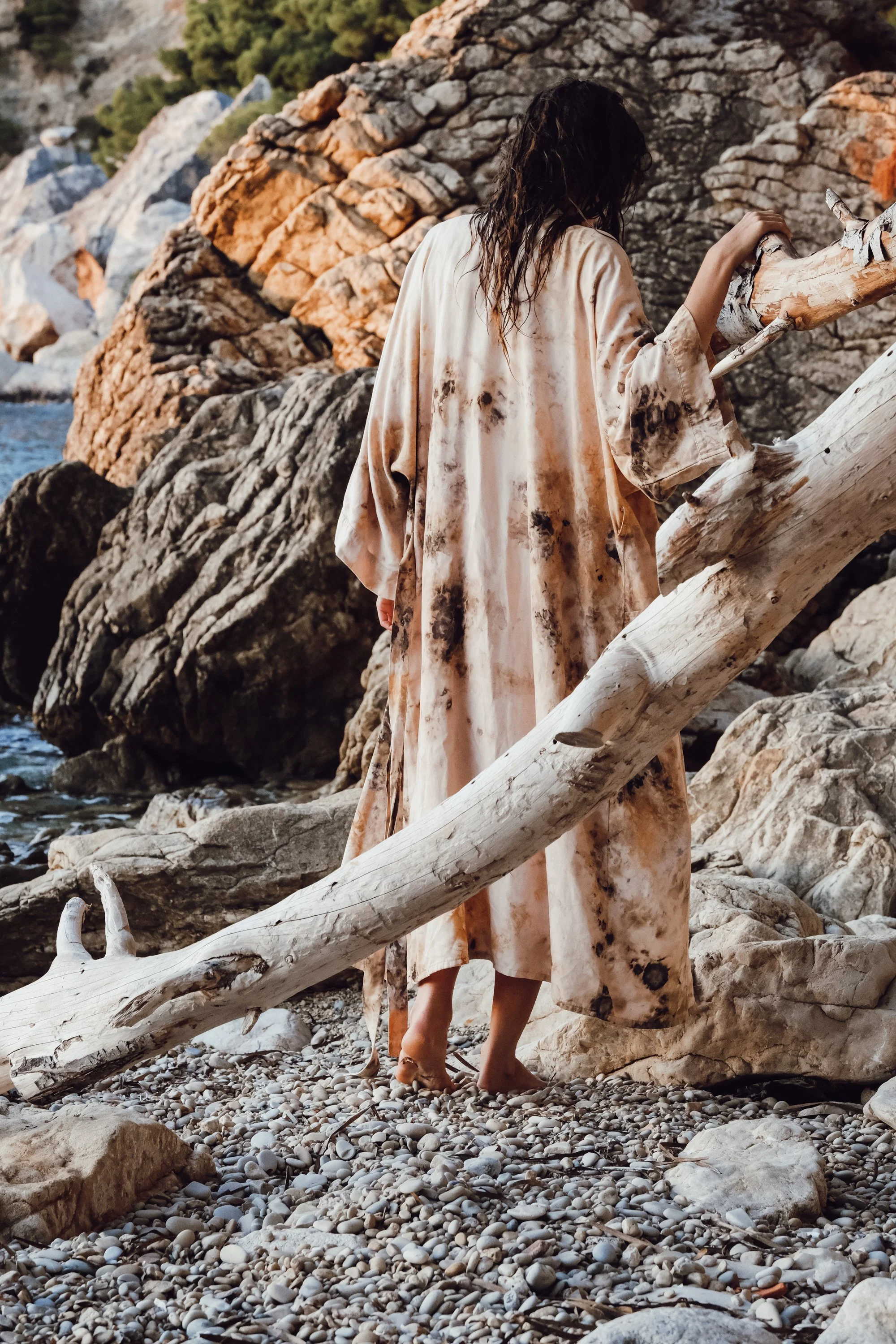 Flow kimono jacket LAVA BLUSH