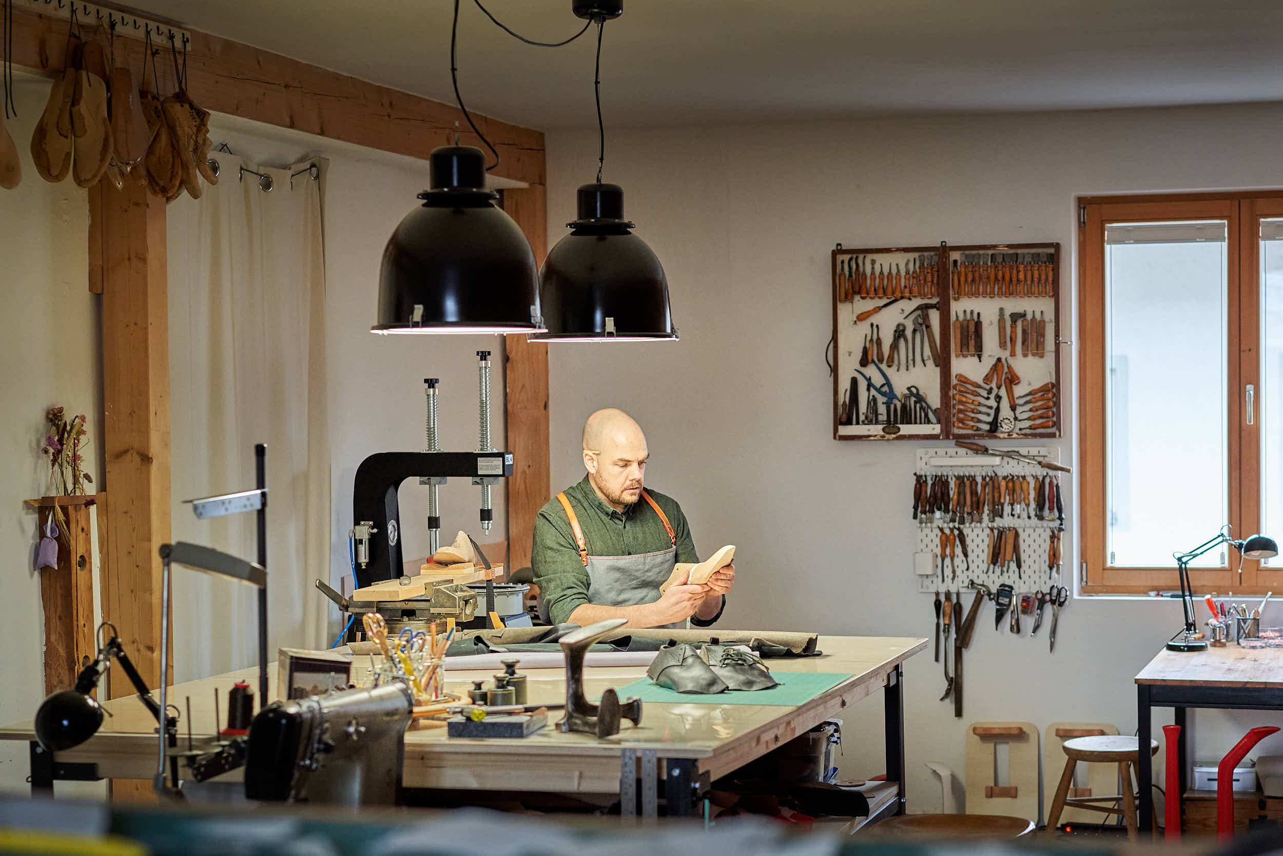 Schuhkreateur Jonathan Rösch