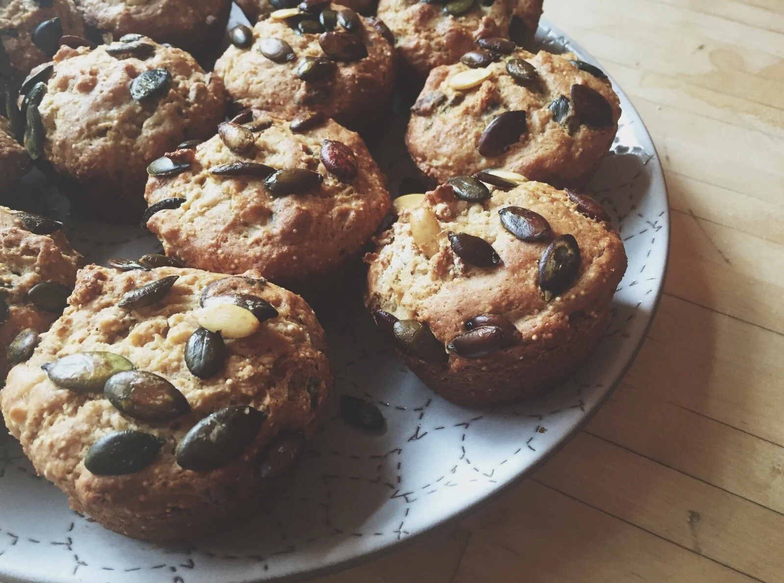 Pear Spiced Protein Muffins