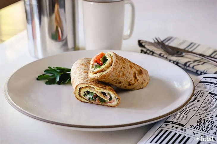Healthy Recipe: Smoked Salmon Unda Wrap