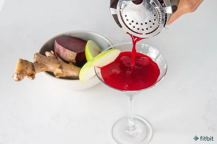 Healthy Recipe: Sweet Beet Kombucha “Martini”