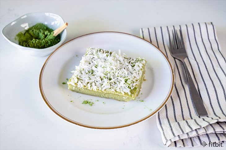 Healthy Recipe: Matcha Green Tea Mochi Cake