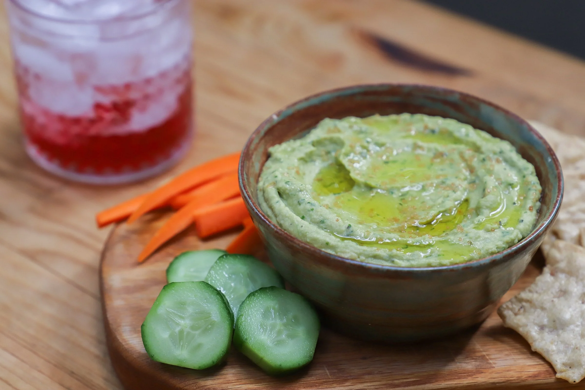 Jalapeno Cilantro Hummus