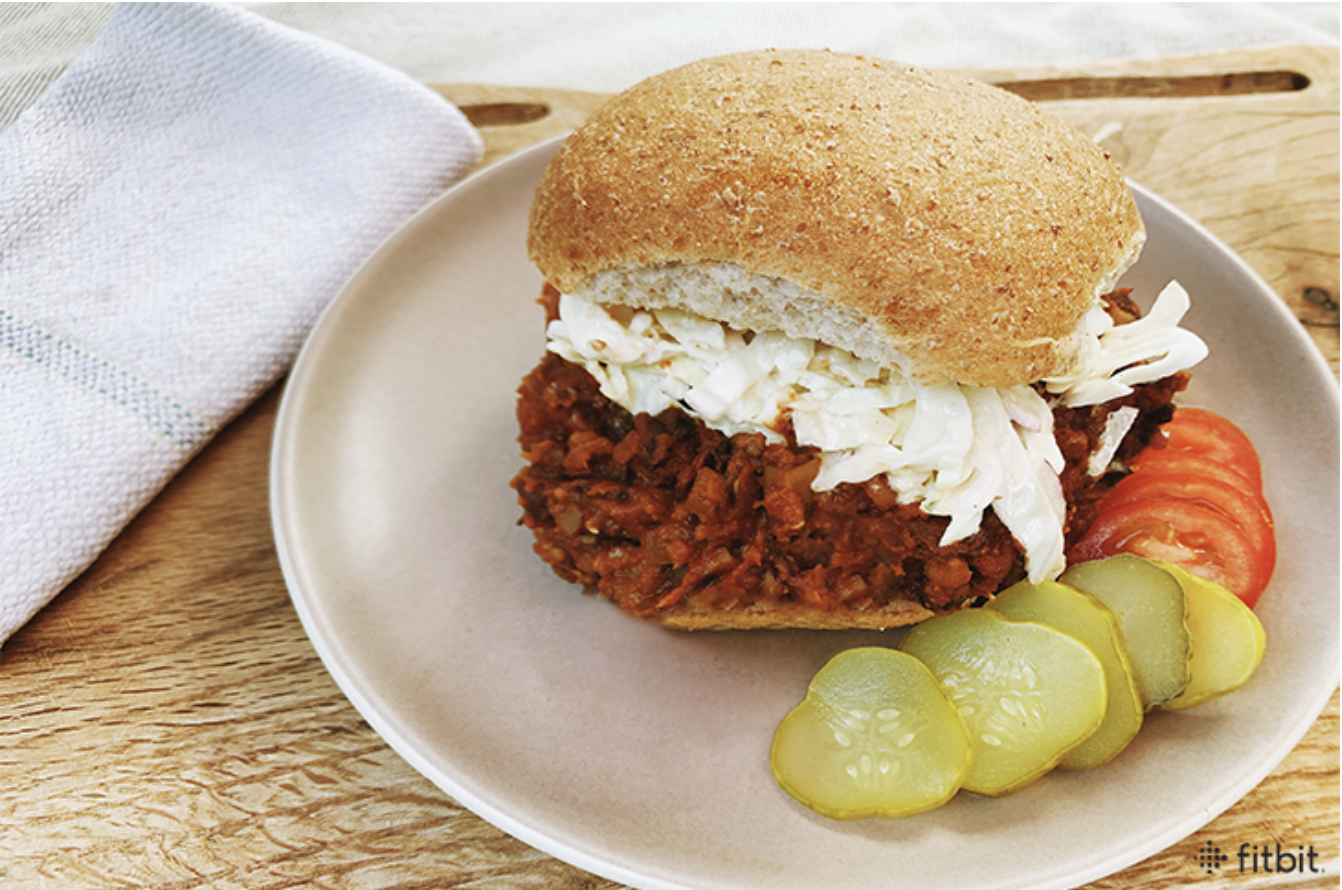 Mushroom Sloppy Joes with Chipotle Slaw