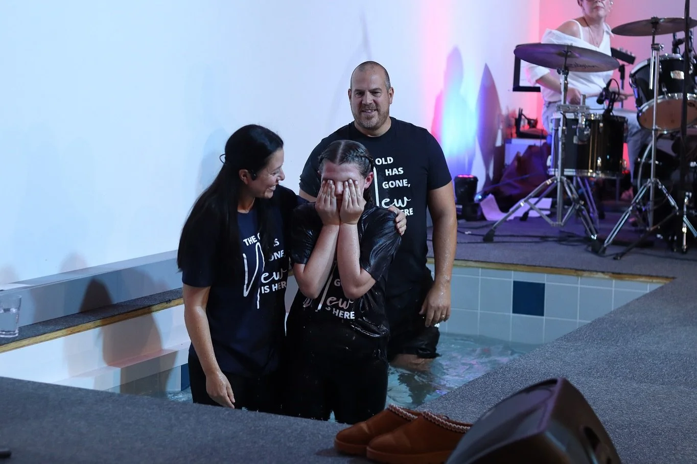 We had the most joyful baptism service on Sunday🌊
- 
We were so privileged to see 7 people declare their faith in Jesus on Sunday, it was such a special service. 
Pastor John brought us a really interesting message which we highly recommend watching