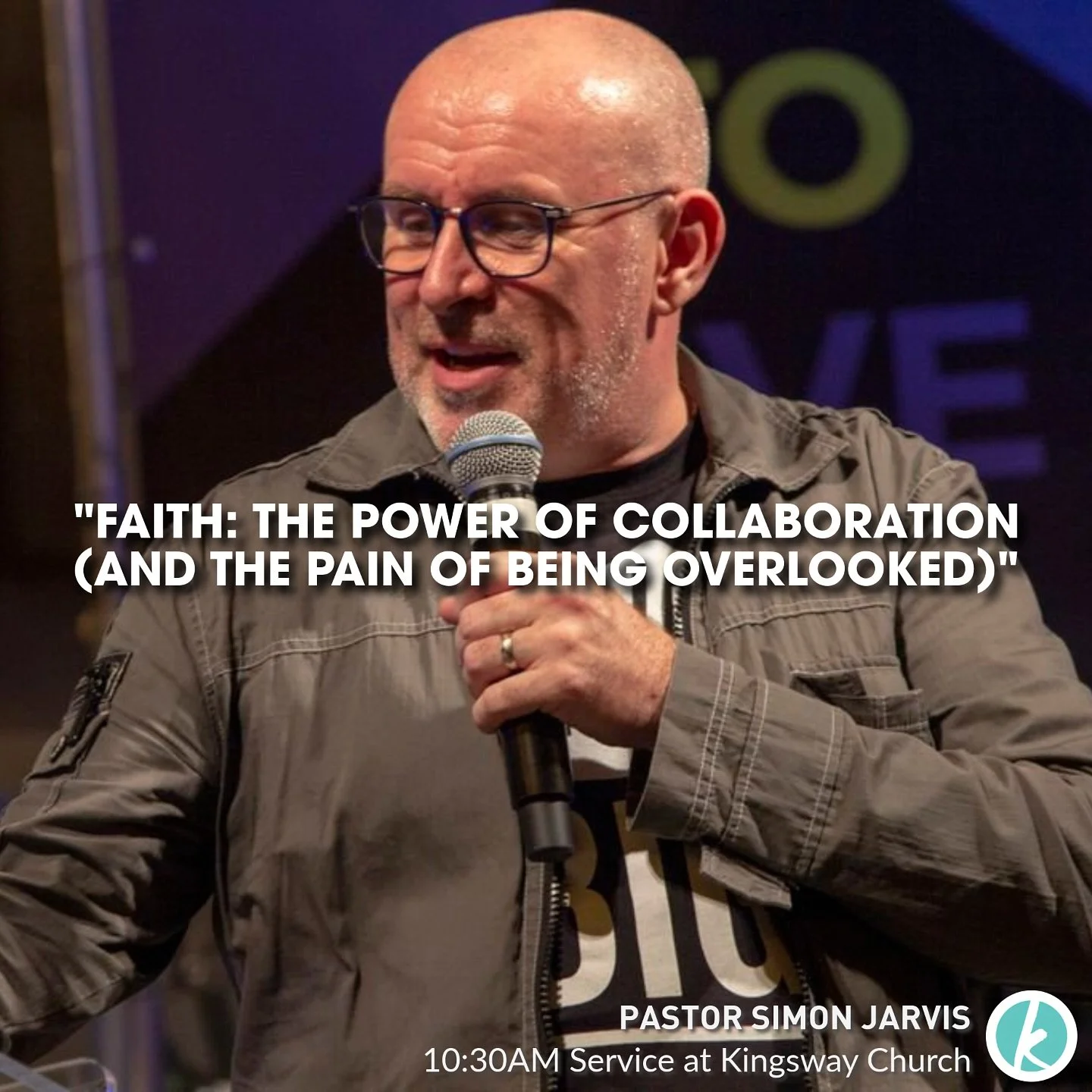 Sunday 21st September - Pastor Simon Jarvis &ldquo;FAITH: The Power Of Collaboration (And The Pain Of Being Overlooked)&rdquo;👏
-⁣⁣⁣⁣⁣⁣
This week, Pastor Simon Jarvis is joining us from One Church Gloucester and is preaching for Kingsway Church. His