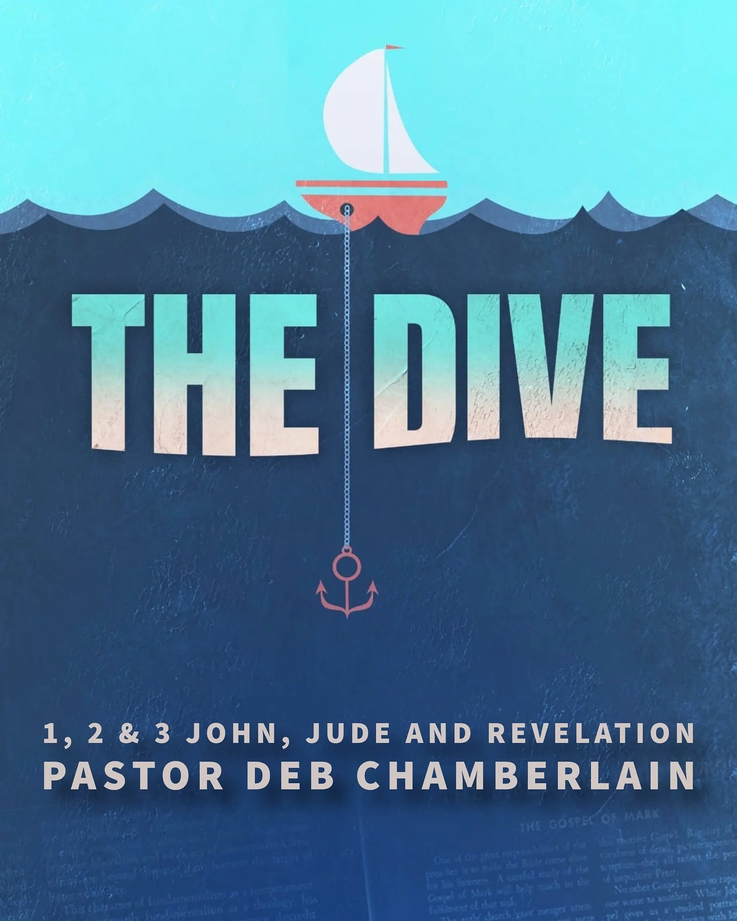 Sunday 12th October - Pastor Deb Chamberlain &ldquo;The Dive - Part 10&rdquo;🌊
-⁣⁣⁣⁣⁣⁣
This week, Pastor Deb is preaching for Kingsway Church. Her sermon is the final part in our Dive series! We will be diving into 1, 2 &amp; 3 John, Jude and Revela