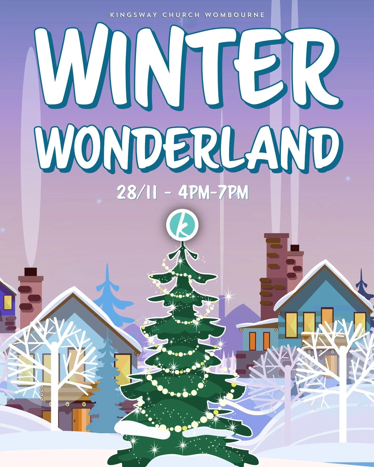 The Kingsway Church Winter Wonderland - 28th November 4PM-7PM🎄❄️

Join us for festive fun for all of the family with an interactive Winter Wonderland in Wombourne.⁣⁣⁣
- Crafts for children⁣⁣⁣🎨
- Mince pies⁣⁣⁣🍰
- Hot chocolate⁣⁣⁣☕️
- Free event⁣⁣⁣?