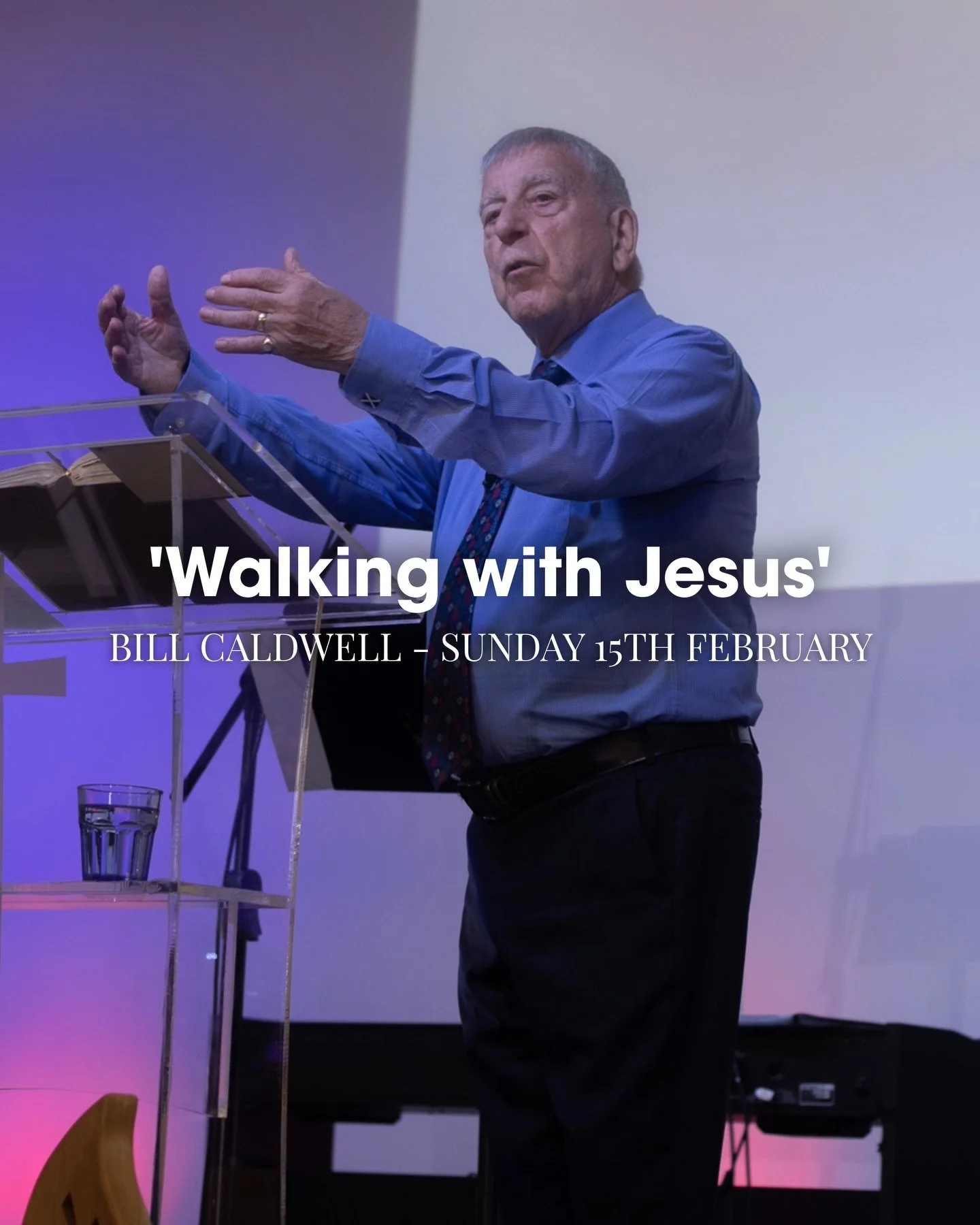 Sunday 15th February - Bill Caldwell &ldquo;Walking With Jesus&rdquo;🚶🏻&zwj;♂️
-⁣⁣⁣⁣⁣⁣
This week, Bill Caldwell is preaching for Kingsway Church. His sermon is titled Walking With Jesus.

Please let us know if you have any questions⁣⁣⁣⁣⁣ relating t