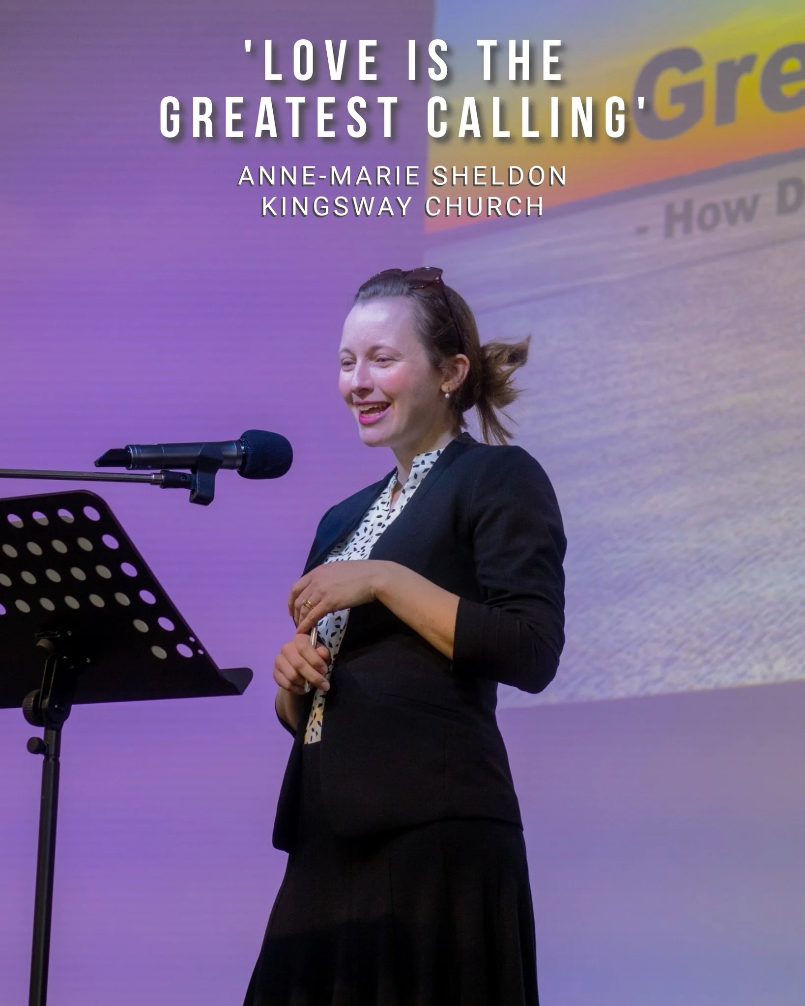 Sunday 3rd May - Anne-Marie Sheldon &ldquo;Love Is The Greatest Calling&rdquo;&hearts;️
-⁣⁣⁣⁣⁣⁣
This week, Anne-Marie is preaching for Kingsway Church. Her sermon is titled Love Is The Greatest Calling.

Please let us know if you have any questions⁣⁣