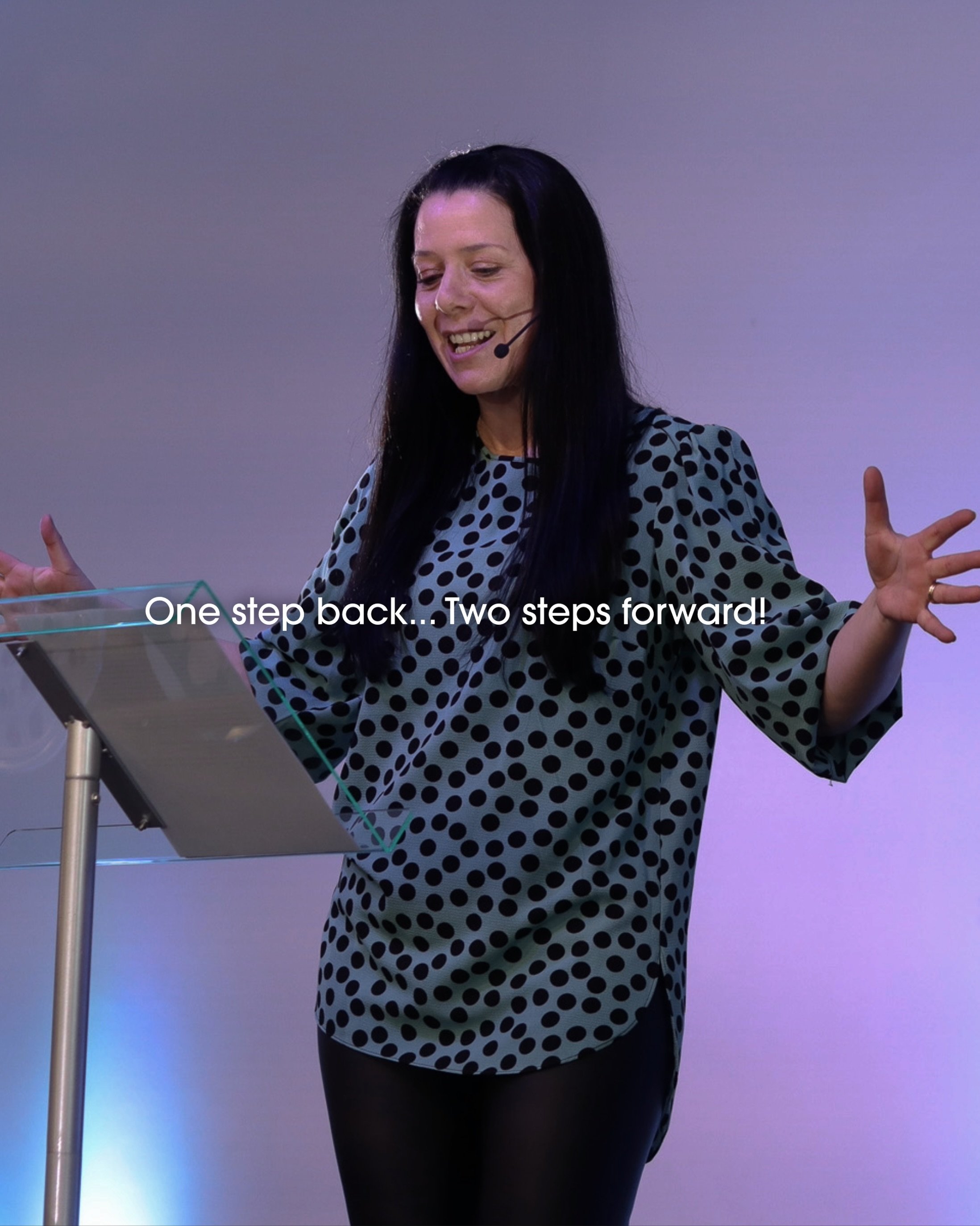 Sunday 14th June - Pastor Deb Chamberlain &ldquo;One Step Back&hellip; Two Steps Forward!&rdquo;🚶🏻&zwj;♂️
-⁣⁣⁣⁣⁣⁣
This week, Pastor Deb is preaching for Kingsway Church. Her sermon is titled One Step Back&hellip; Two Steps Forward!

Please let us k