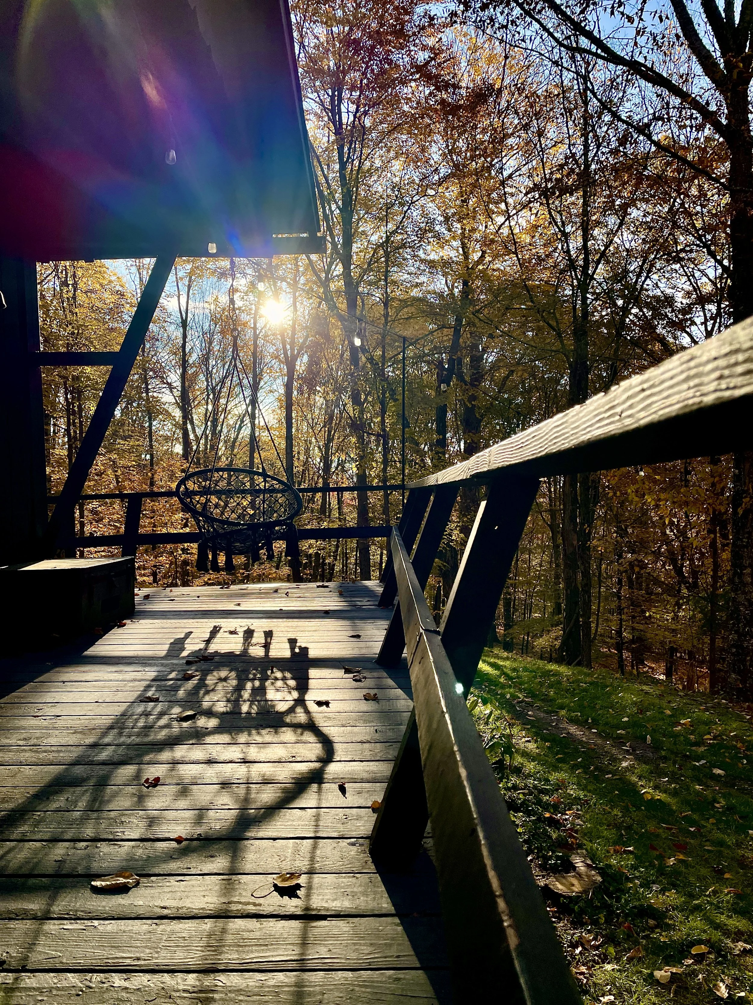 Take in the sun on the wrap around deck.