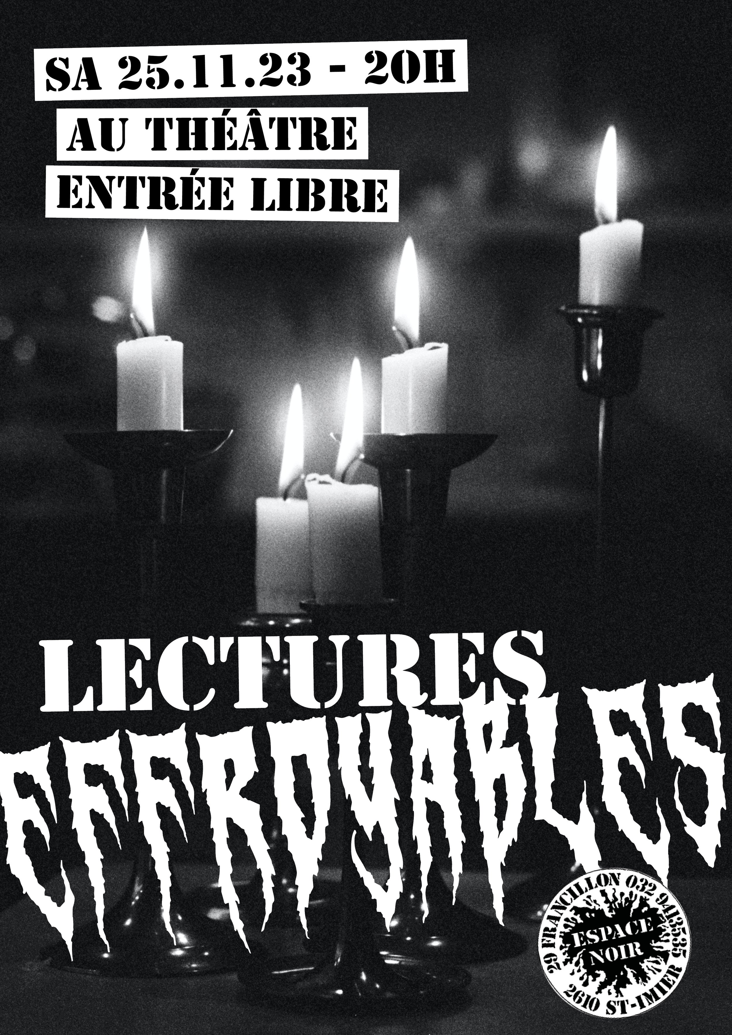Lectures effroyables