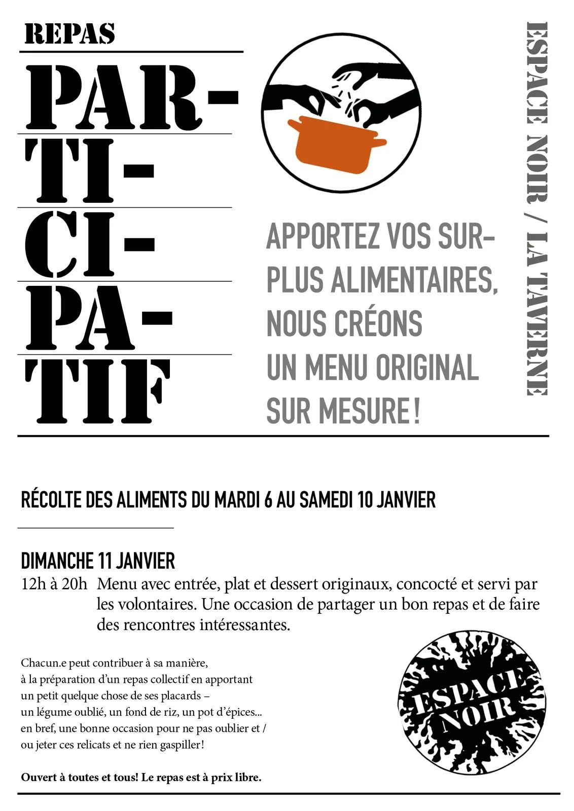 Soupe populaire participative