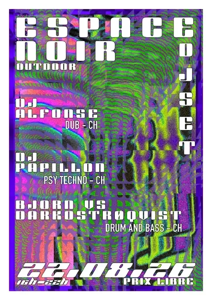DJ set sur la terrasse 