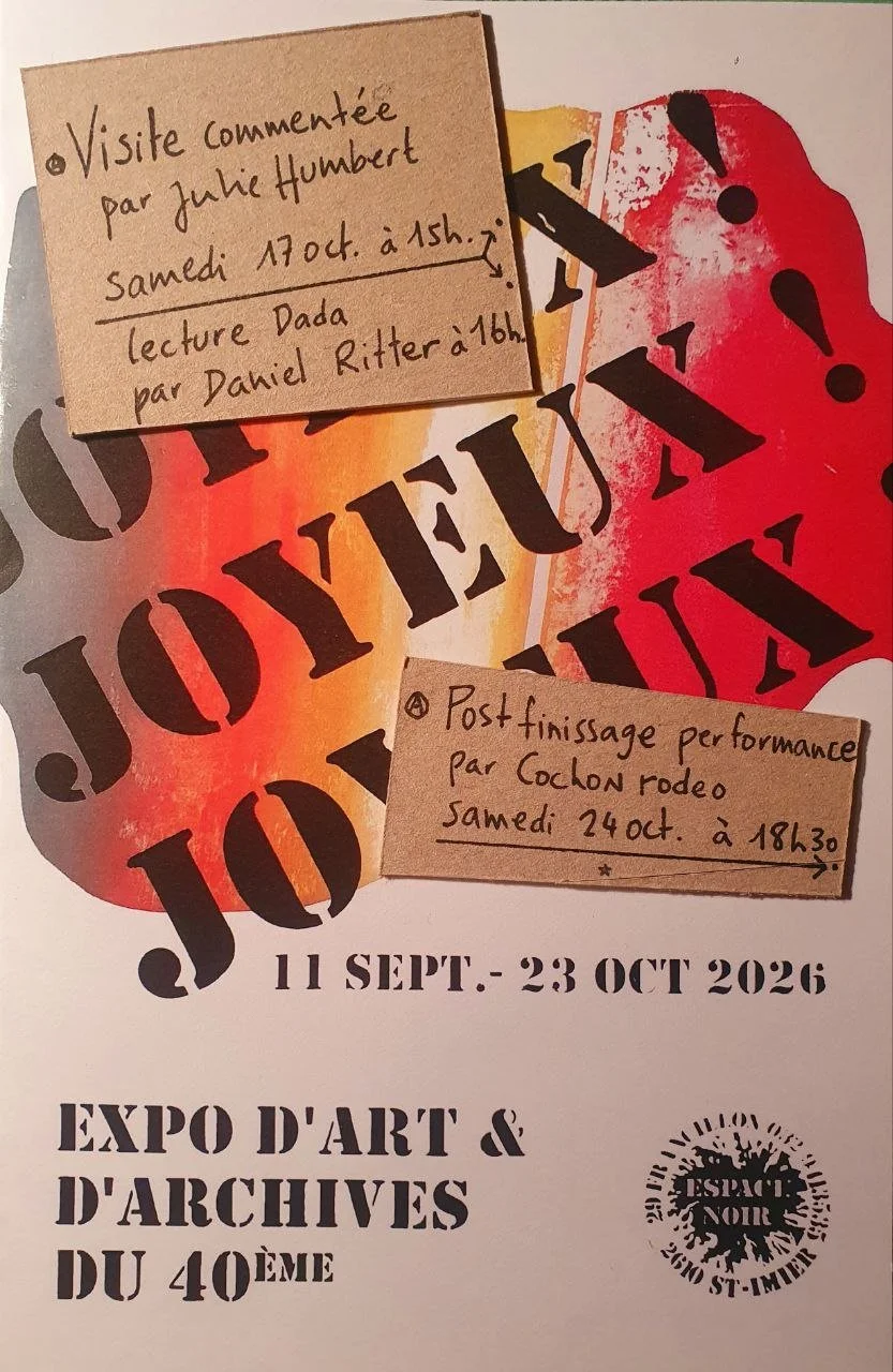 Exposition Joyeux Joyeux Joyeux - événements de clôture