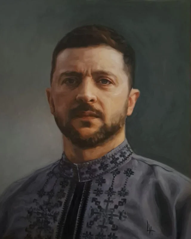 "Hope" Portrait of Volodymyr Zelenskyy