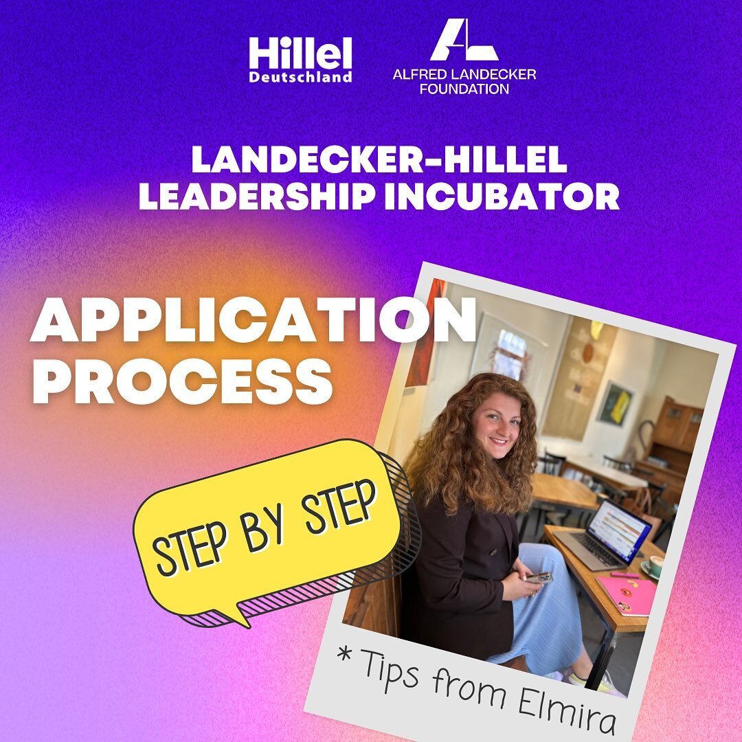 Only a few days left to nominate someone for Landecker-Hillel Leadership Incubator! The nomination time will expire on the ❗️4th of July❗️

There is a reminder of the application process, it is a step-by-step instruction. Check the carousel ⬆️ and do