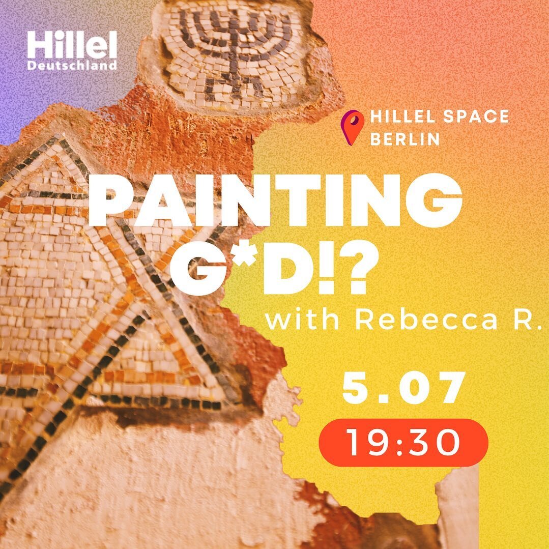Painting G*D!? 😳
We are happy to invite you to a new series made by @rebecca_dora 😍

⬆️ SIGN UP IN BIO ⬆️

A number of verses in the TeNaCH refer to prohibitions against the creation of multiple forms of images, and invariably link these images wit