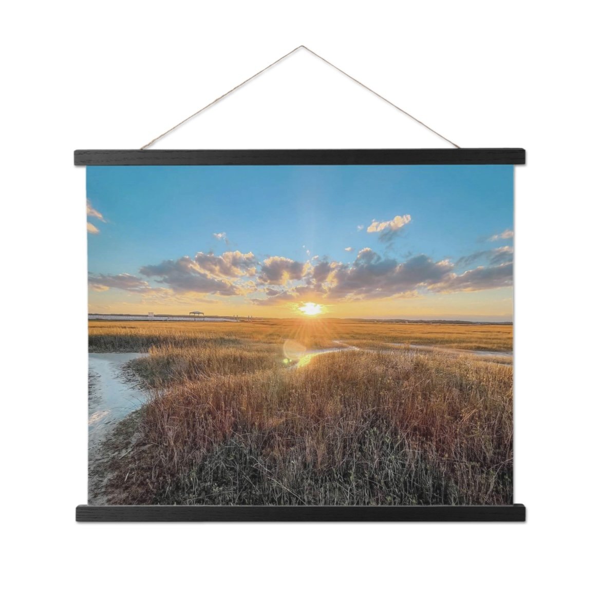Low Country Sunset 16x20 Hanging Canvas