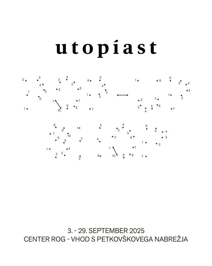 @utopiast_store POP-UP! Honoured to be invited to showcase my work among such designers 💖

 👉🏼👉🏼 Join us at the utopiast pop-up shop at Center Rog in Ljubljana and discover fashion and home objects by some of the best Slovenian and international