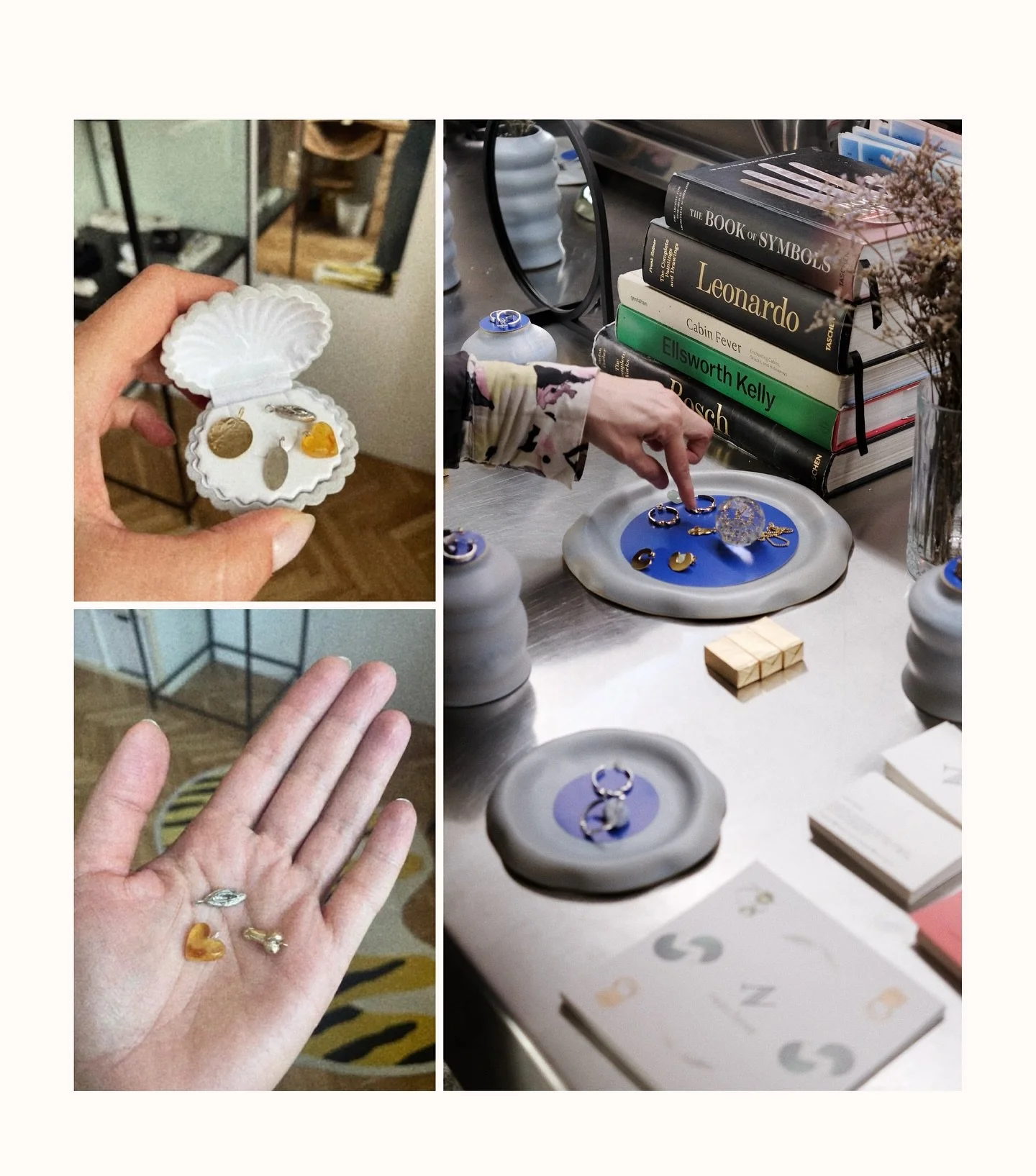 DELAVNICA ✨ Srebrni obesek + keramični podstavek ✨

🗓️ sobota, 11. oktober, 11.00 - 13.00
📍 @piccolacafe_lj Ljubljana

1️⃣ Z @nezazehelj bomo izdelovali obeske iz srebrne gline. To je glina, ki ob stiku z vročino postane srebro! Vsak bo tako domov 