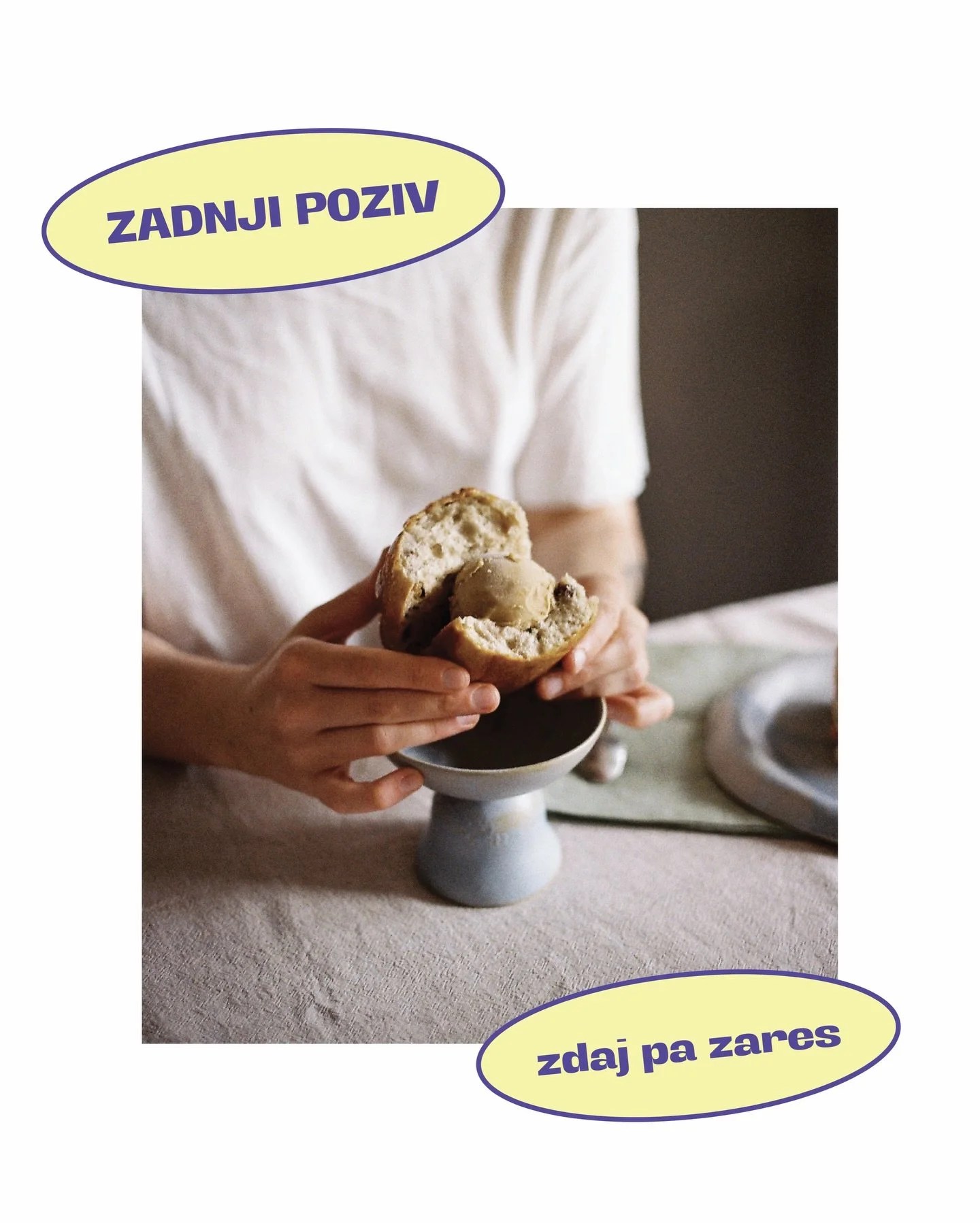 Vikend izlet 🤙🏼 zadnji poziv! 

🐝 12. - 15. junij &bull; Kras &bull; 395 &euro; 
🌼 masterclass oblikovanja gline
🌼 delavnice priprave hrane

Primerno tudi za tiste, ki se z glino in hrano (&scaron;e) ne poznate 🫱🏻&zwj;🫲🏼

Prosti sta &scaron;