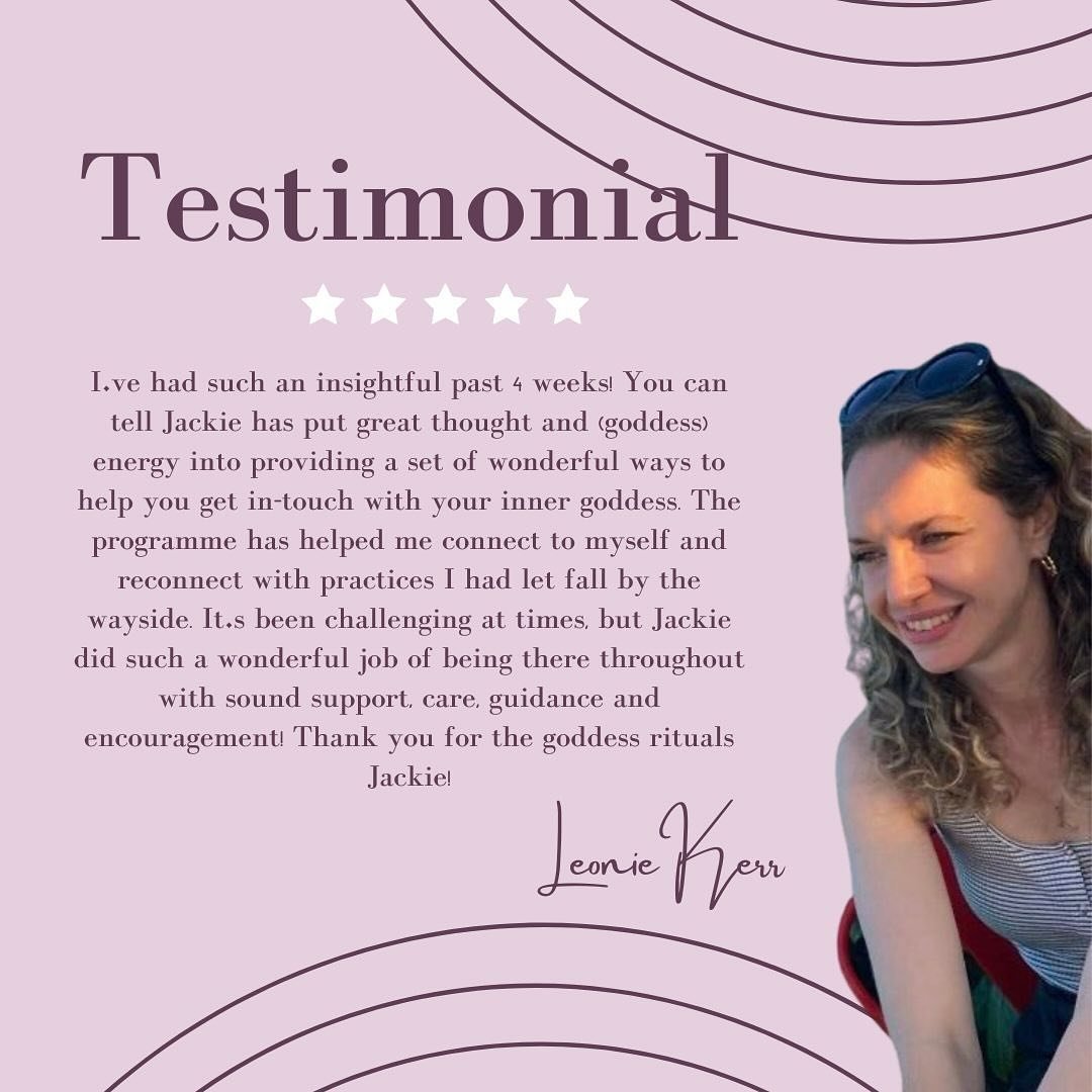 Another gorgeous Goddess has completed The Goddess Rituals and here&rsquo;s what she had to say. 

Thank you @leoniecmk for joining TGR and for being such a wonderful Goddess! Your testimonial is more than I could ever ask for and I&rsquo;m sending y