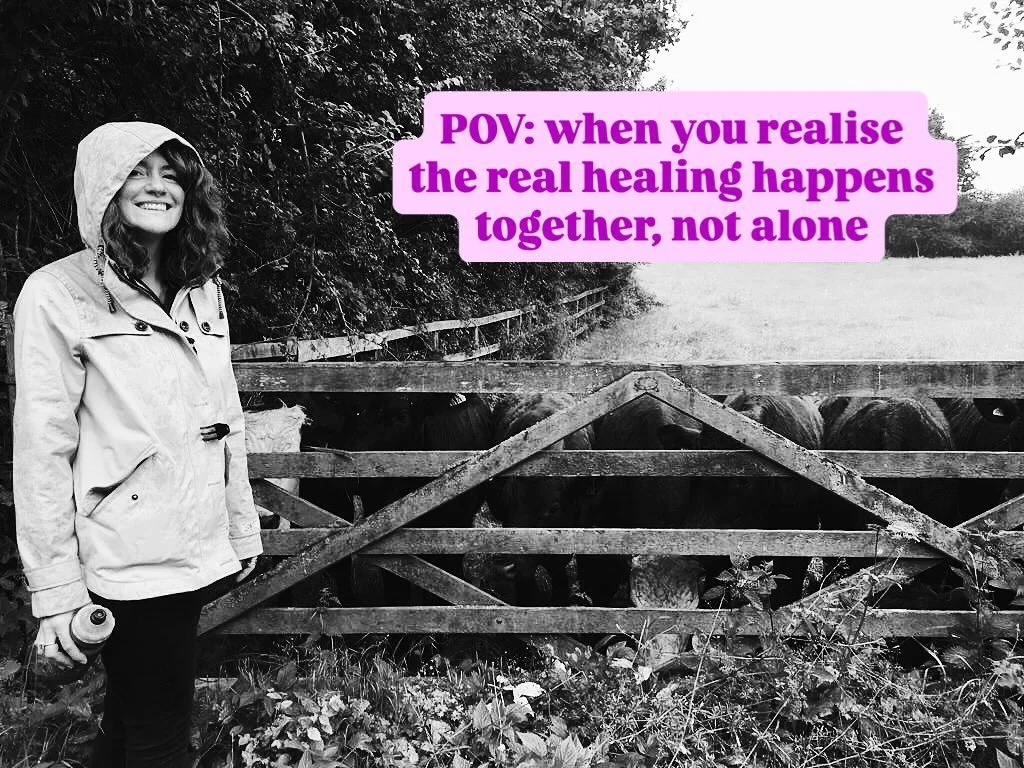 Hey you&hellip; I know your hyper-independence might whisper, &ldquo;I don&rsquo;t need anyone. I can heal on my own.&rdquo;
And I bet you&rsquo;ve tried!

But what if healing wasn&rsquo;t meant to be a solo project?
What if you leaned into community