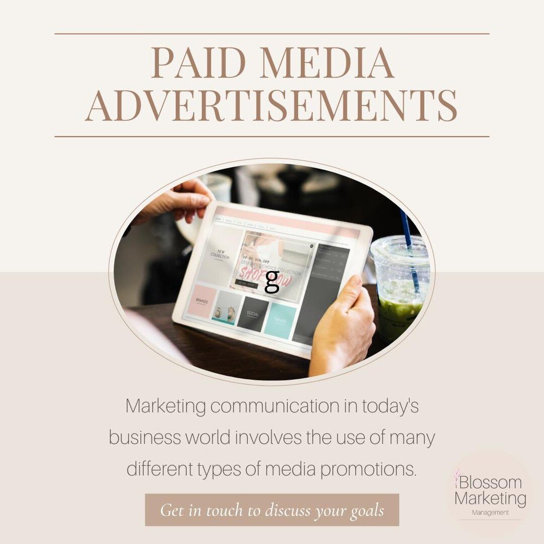 Marketing communication in today's business world involves the use of many different types of media promotions.

Paid media includes PPC advertising, branded content, and display ads. Paid media is an essential component of revenue growth and brand a