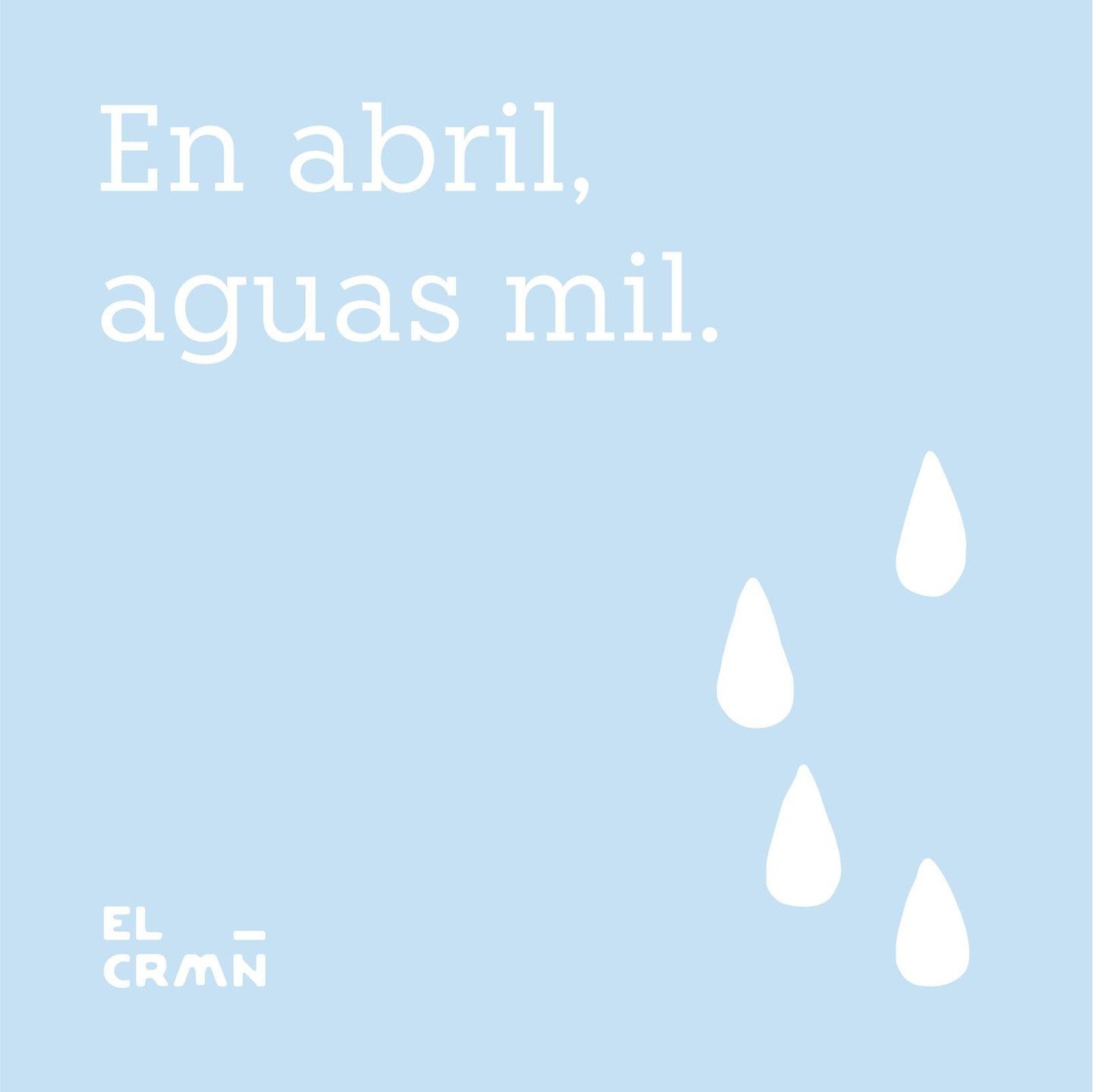 &iquest;Has escuchado la expresi&oacute;n &quot;En abril, aguas mil&quot;? 🌧️☔️ Esta frase popular se refiere al cambio repentino del clima durante el mes de abril, especialmente en muchas regiones donde las lluvias son m&aacute;s frecuentes. 

As&i