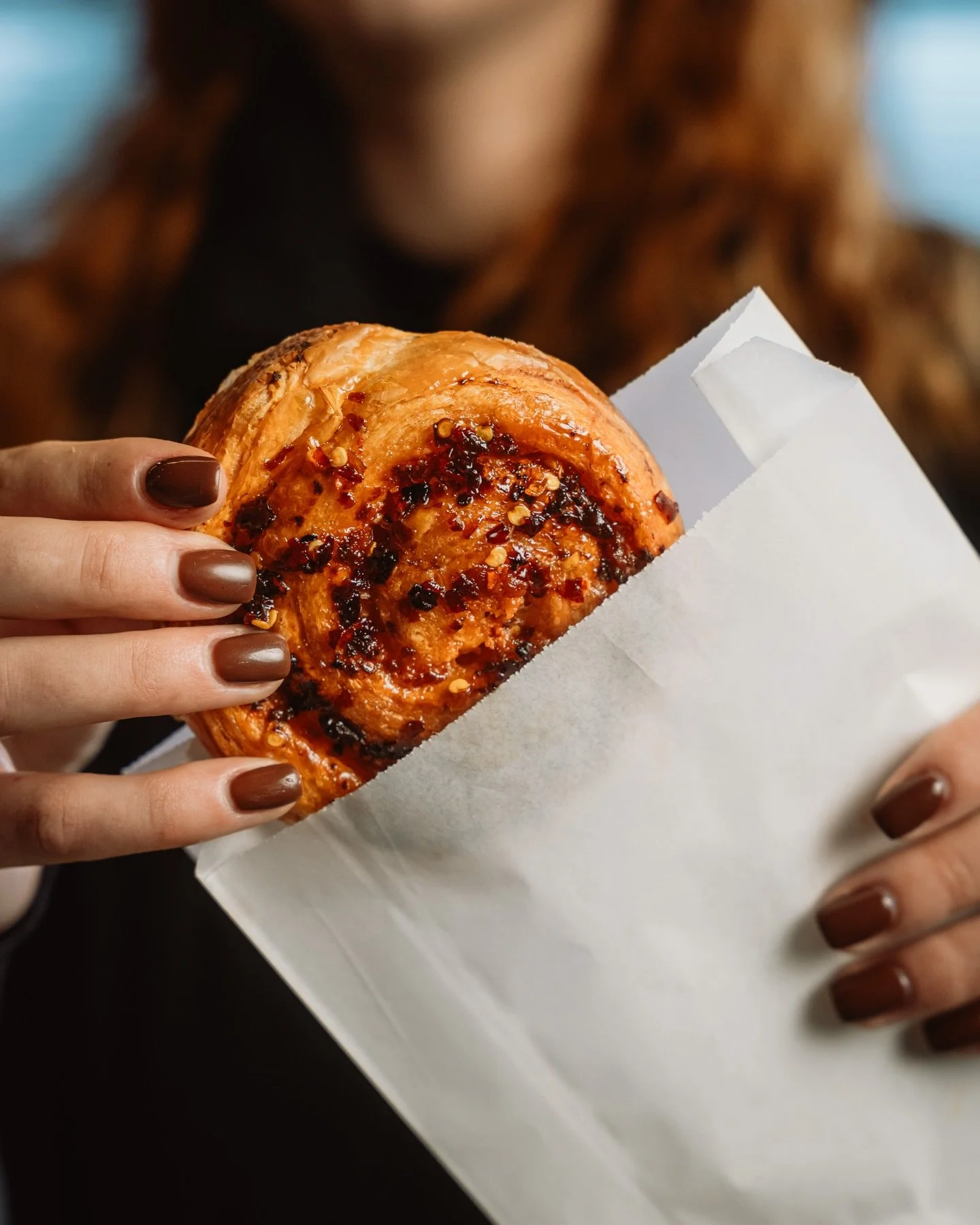 Treat yourself now, or save it for later!
.
Either way, your pastry is fresh, wrapped, and ready.