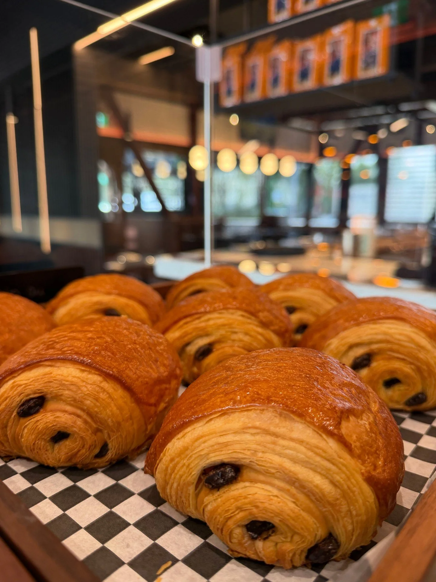A buttery, flaky pastry cradling a dark chocolate heart. Worth every layer and proof you don't have to go to Paris when Dolce Amore is right here in Vancouver 😉