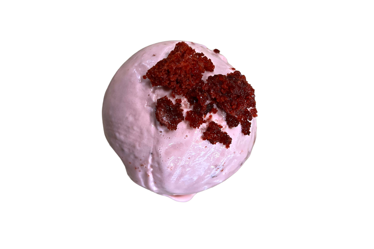 Red velvet ice cream