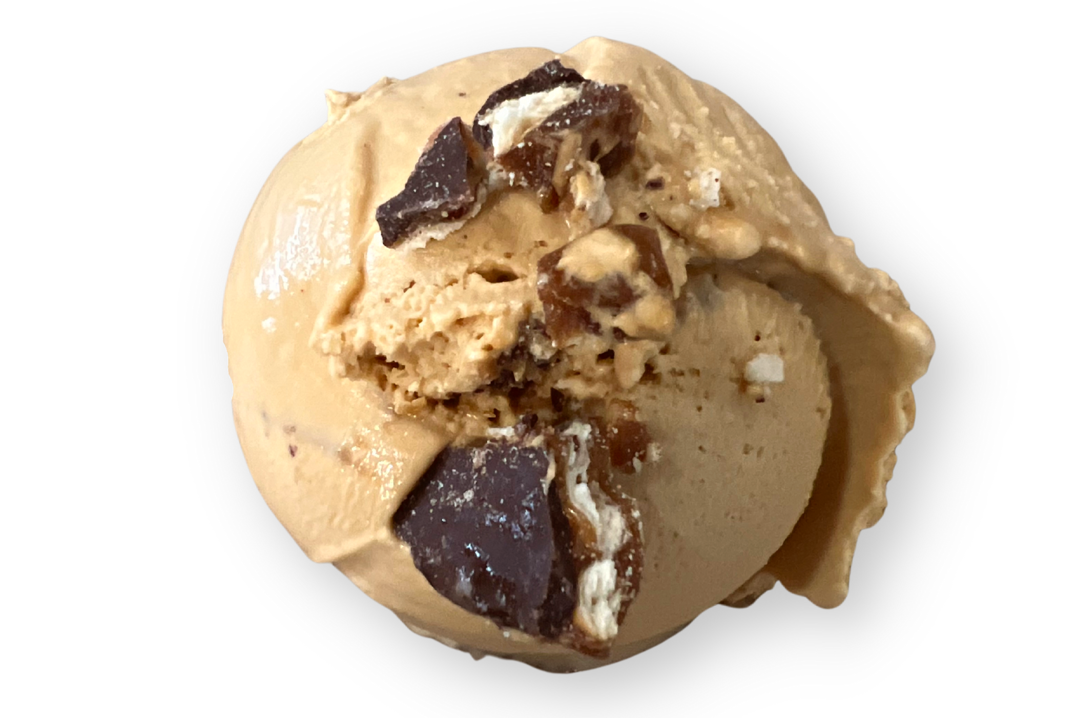 Salted caramel ice cream