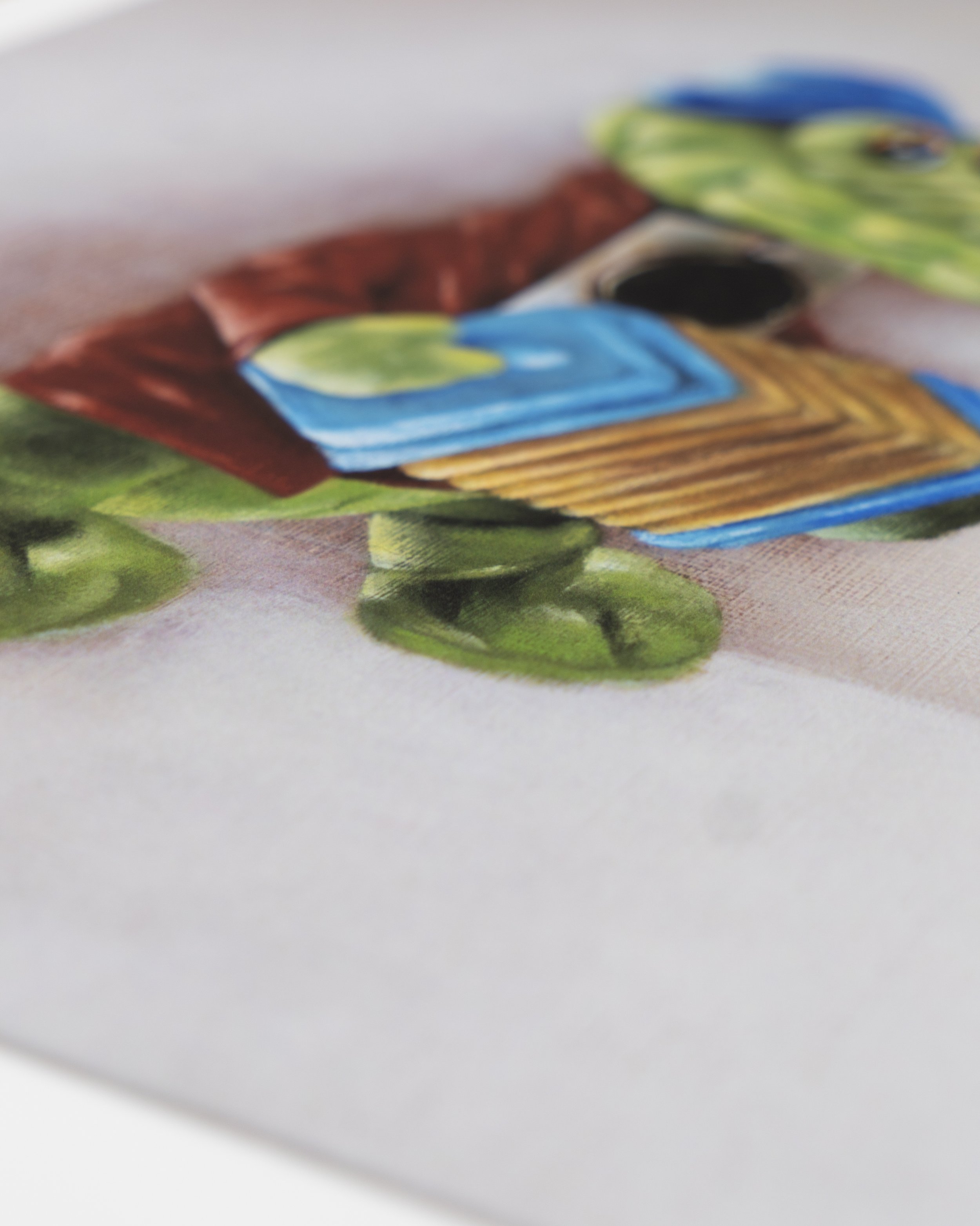 Gena the Crocodile, Pigment print on Innova Soft White Cotton IFA 15, 14 3:4" x 18" (sheet), image 12 3:4" x 16",  Edition of 10 (Detail Image).jpg