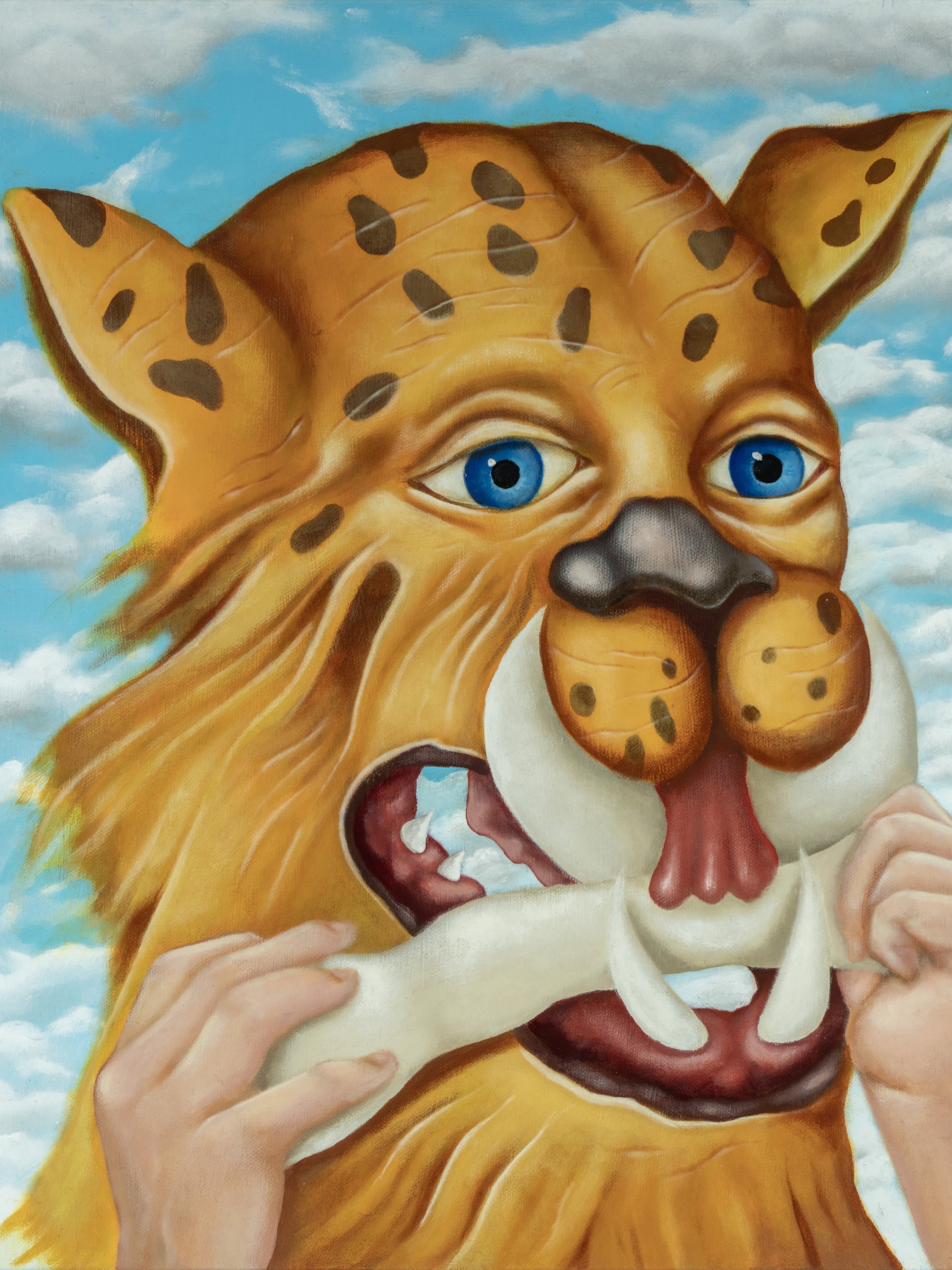 Jimmy Johnson, Give A Dog A Bone, Acrylic on Canvas, 20"x16", 2023 (WEBSHOP COPY 2).jpg