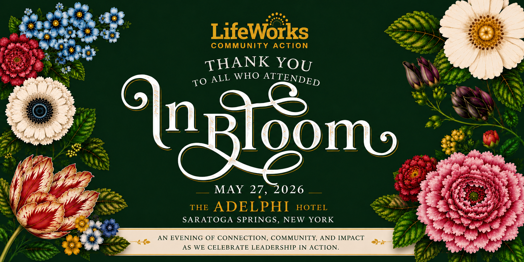 In Bloom 2026: A Community Leadership Dinner