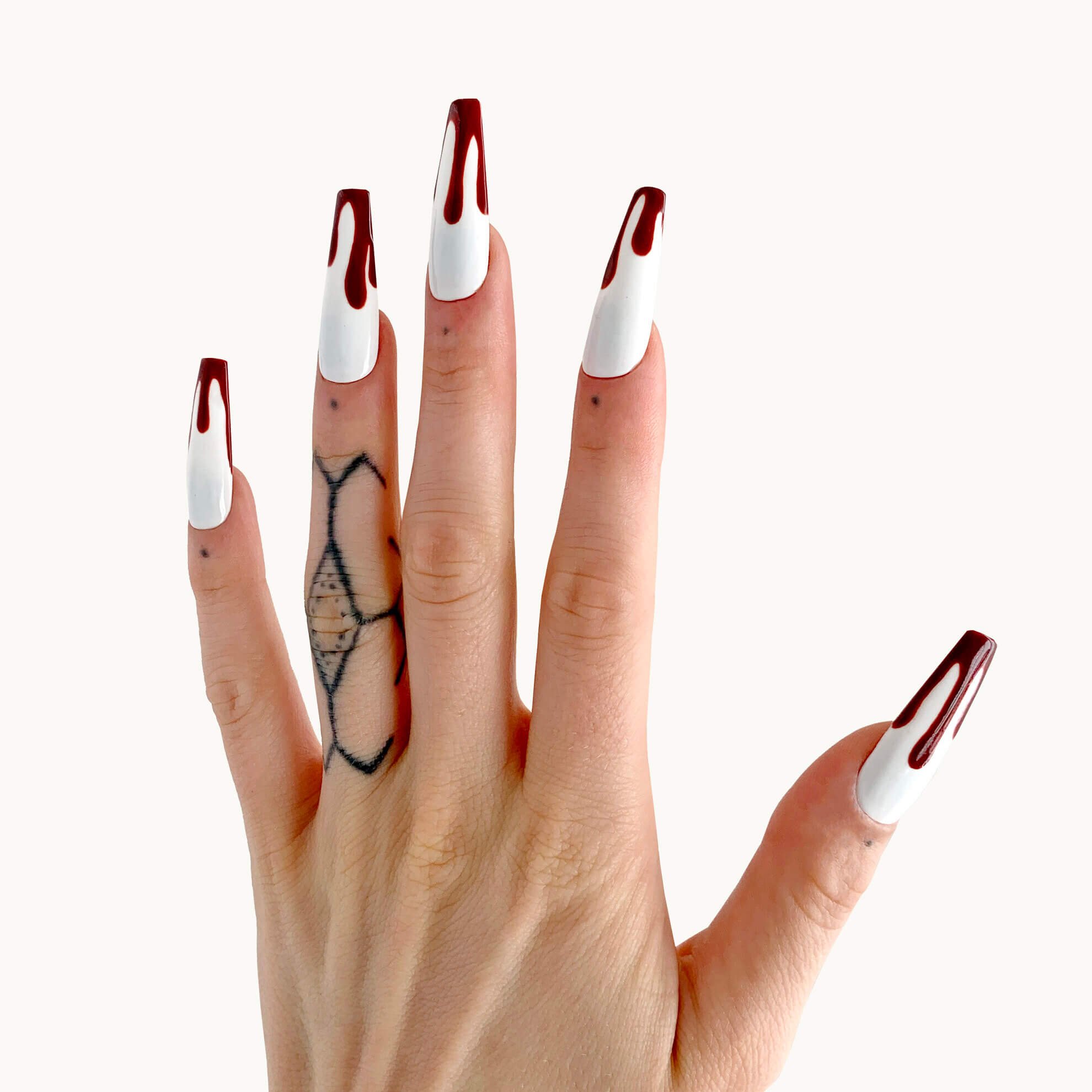 Halloween PressOn Nails Blood Drip from Illuminate by Liana
